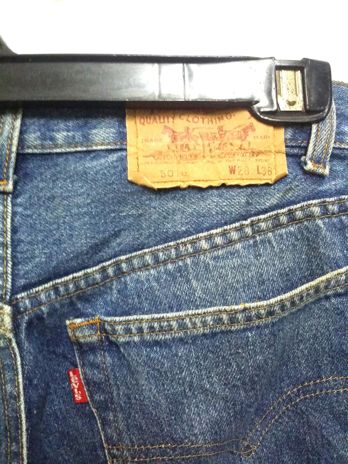 Levi's (J93) LEVIS 501 XX - MADE IN USA Size US 28 / EU 44 - 3 Thumbnail