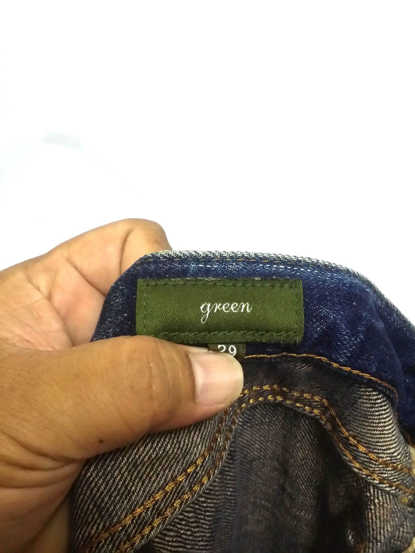 Japanese Brand (J26) distressed selvedge denime by GREEN /bowles ltd Size US 32 / EU 48 - 8 Thumbnail