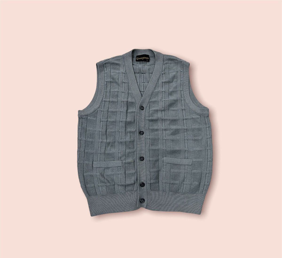 Vintage VINTAGE GIANNI VALENTINO CABLE KNIT SOUTHWESTERN VEST Size US M / EU 48-50 / 2 - 1 Thumbnail