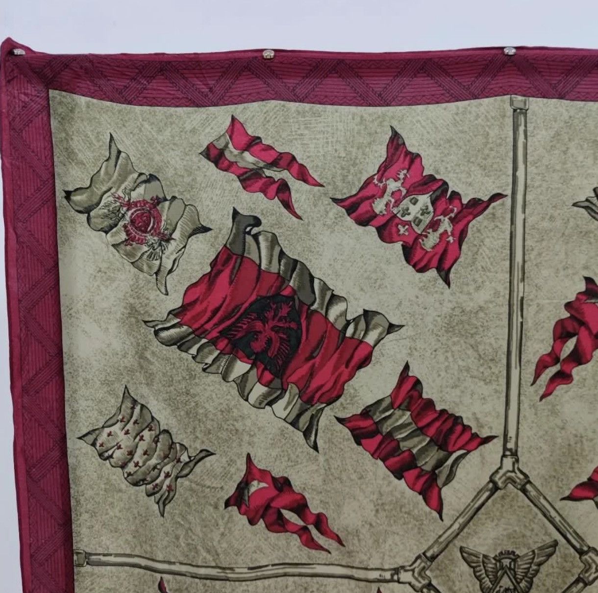 Jean Paul Gaultier × Vintage Vintage Jean Paul Gaultier Crosses Silk Scarf Size ONE SIZE - 4 Thumbnail