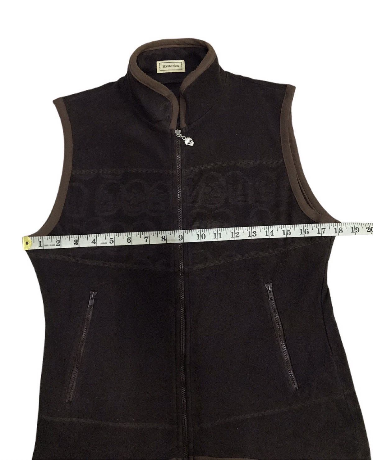 Hysteric Glamour Hysteric Glamour skull zipper vest Size US S / EU 44-46 / 1 - 8 Thumbnail