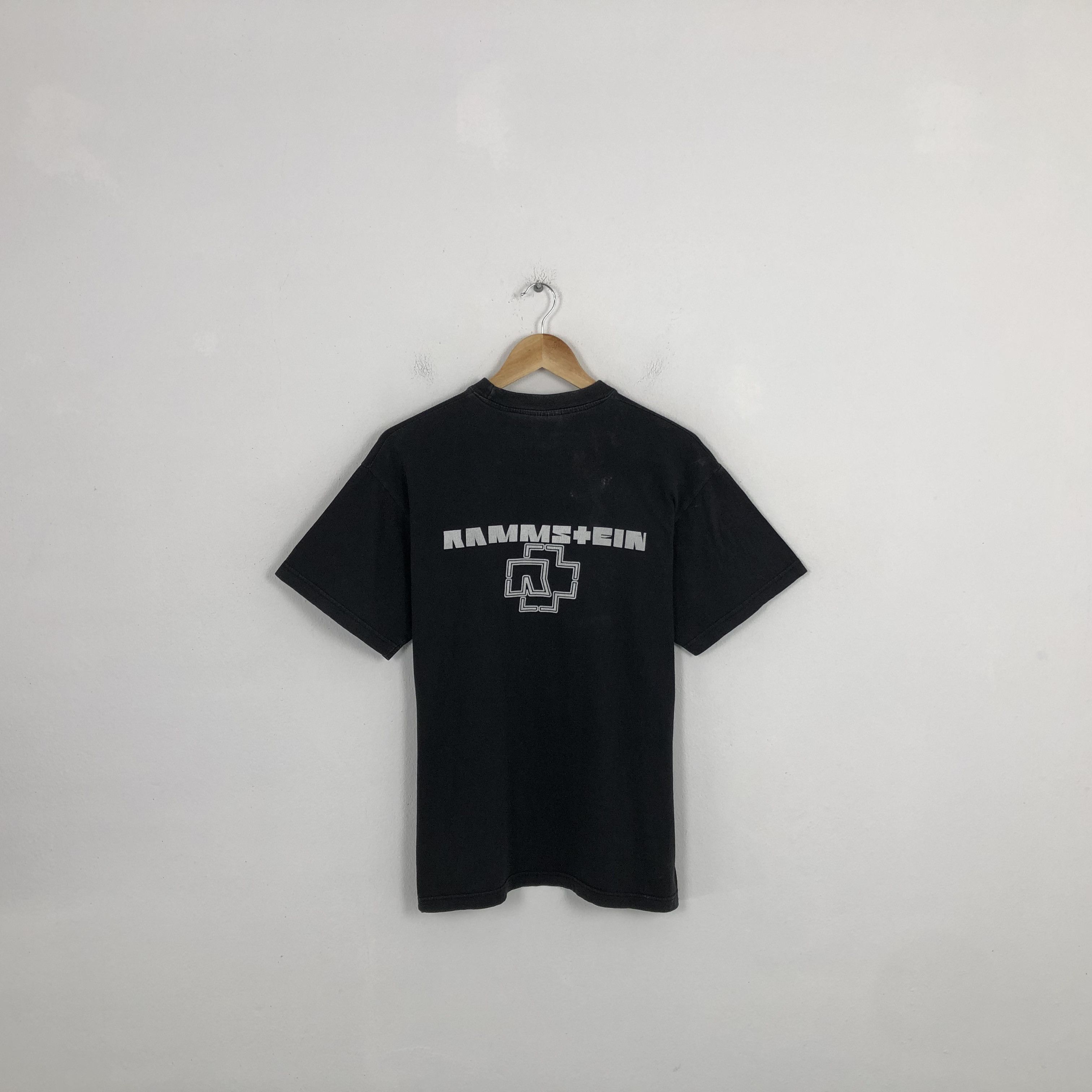 Band Tees × Vintage Vintage Rammstein Band Rock Logo Style Tshirt Size US M / EU 48-50 / 2 - 3 Thumbnail
