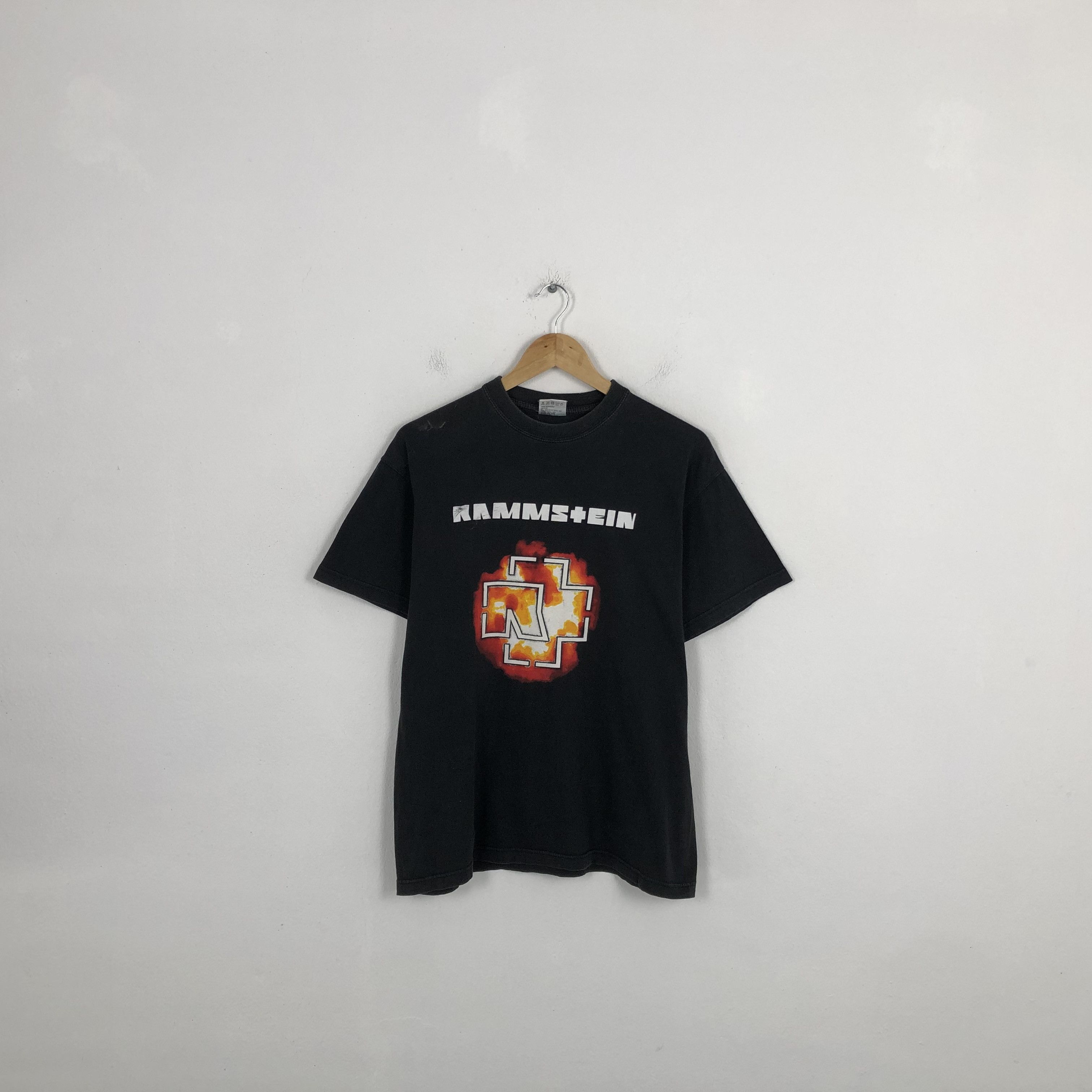 Band Tees × Vintage Vintage Rammstein Band Rock Logo Style Tshirt Size US M / EU 48-50 / 2 - 1 Thumbnail