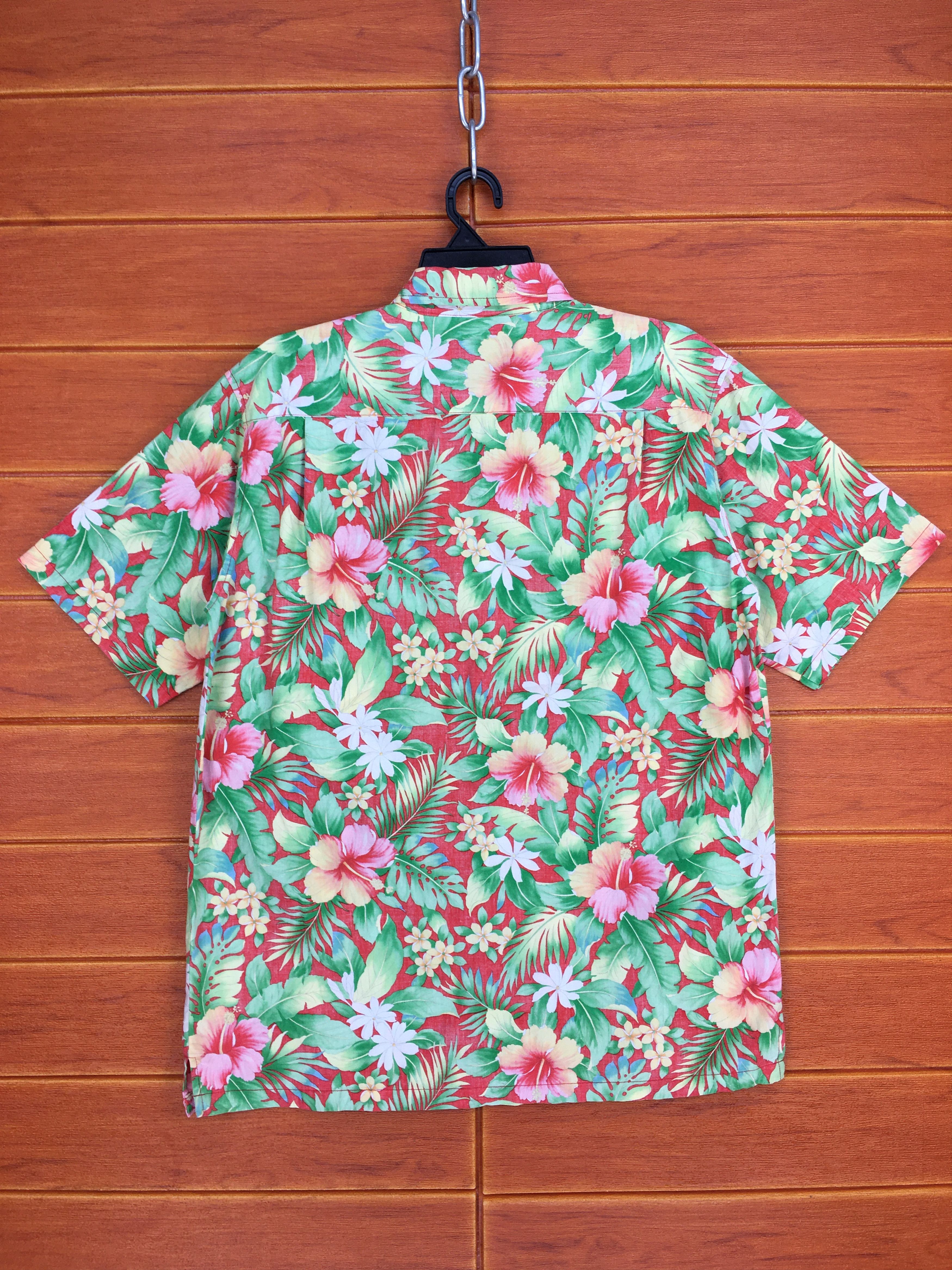 Japanese Brand Japanese Hawaiian SHELTIE CLUB Floral Reverse Print Shirt Size US M / EU 48-50 / 2 - 7 Thumbnail