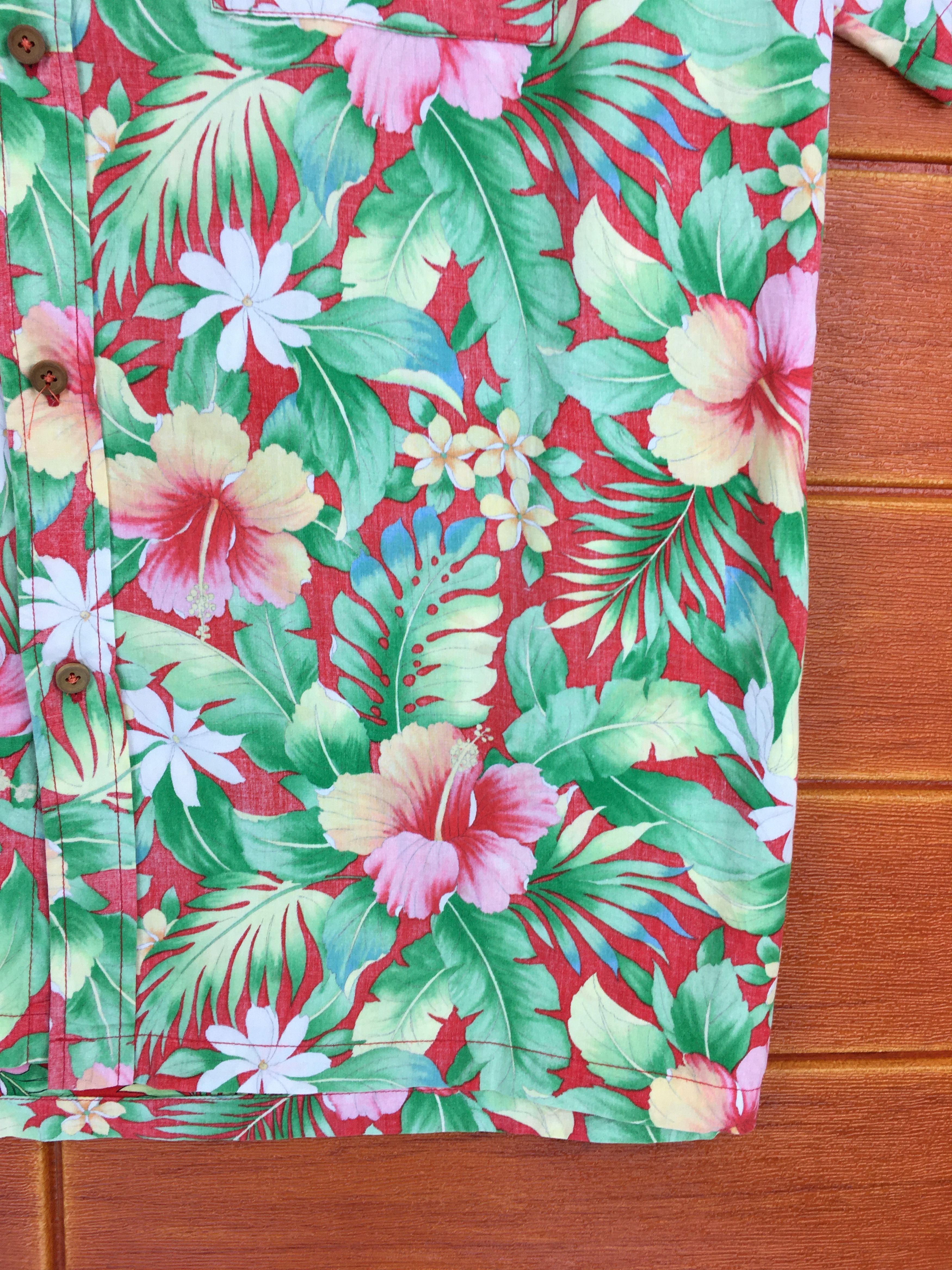Japanese Brand Japanese Hawaiian SHELTIE CLUB Floral Reverse Print Shirt Size US M / EU 48-50 / 2 - 4 Thumbnail