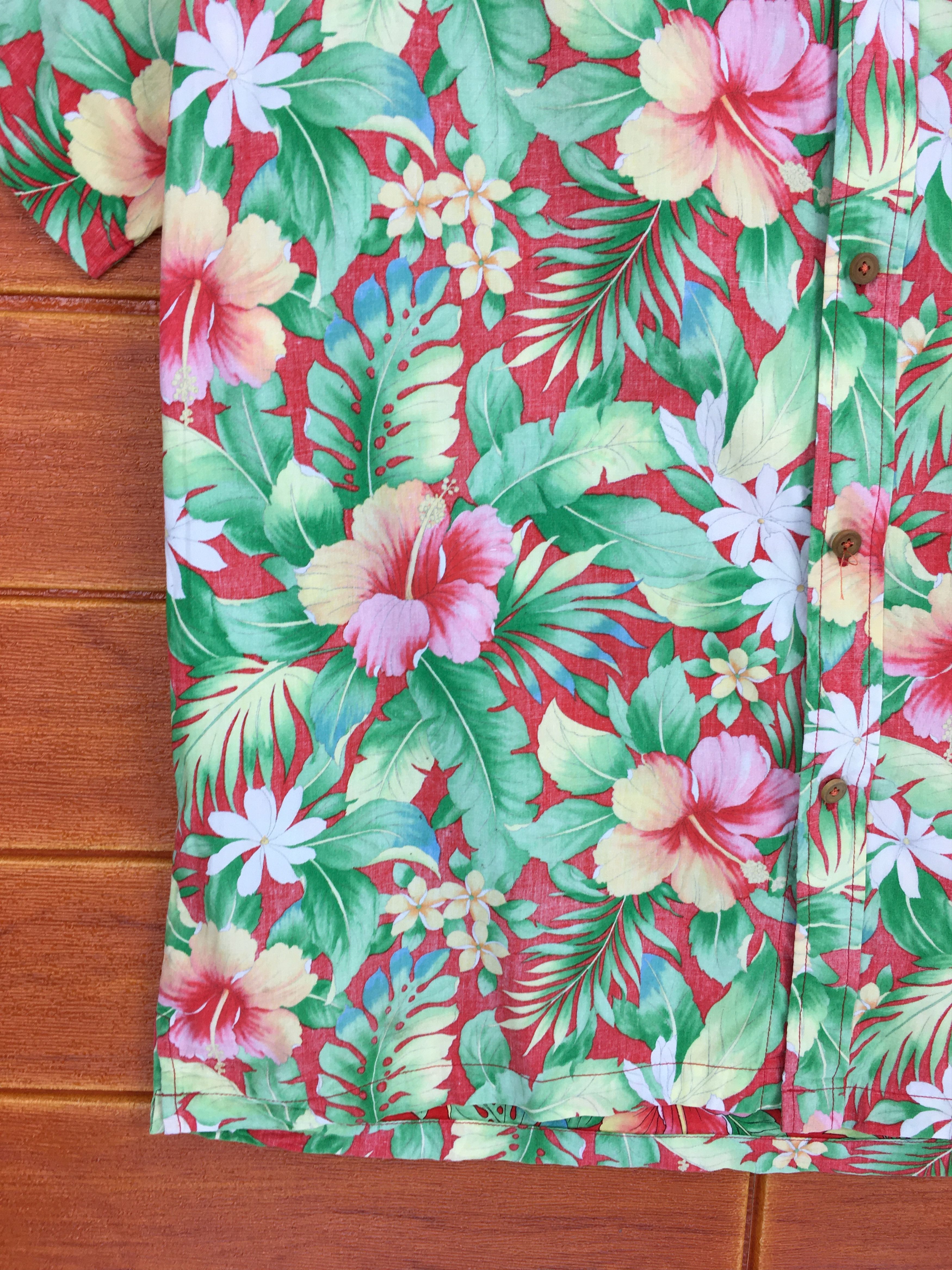 Japanese Brand Japanese Hawaiian SHELTIE CLUB Floral Reverse Print Shirt Size US M / EU 48-50 / 2 - 3 Thumbnail
