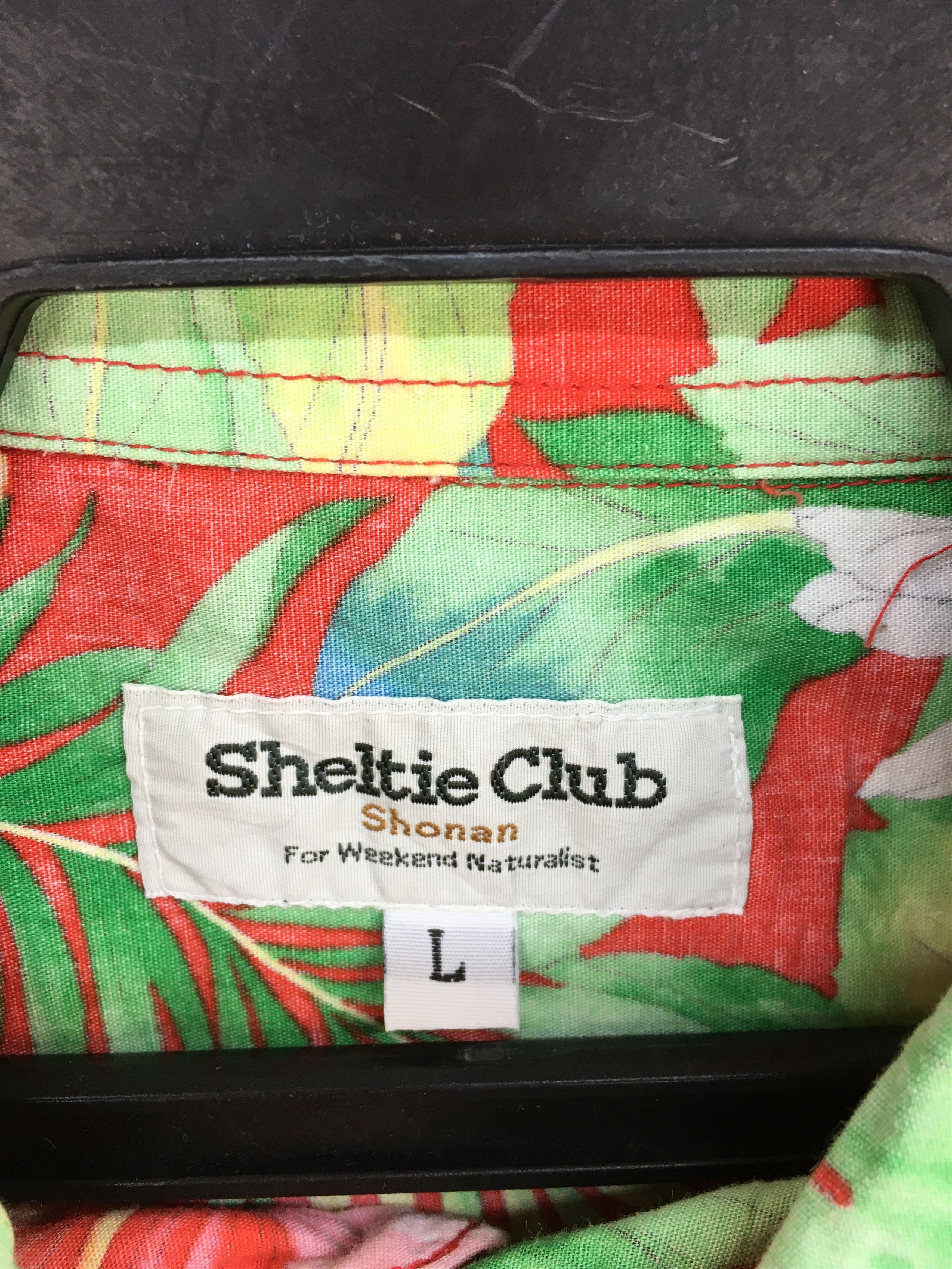 Japanese Brand Japanese Hawaiian SHELTIE CLUB Floral Reverse Print Shirt Size US M / EU 48-50 / 2 - 6 Thumbnail