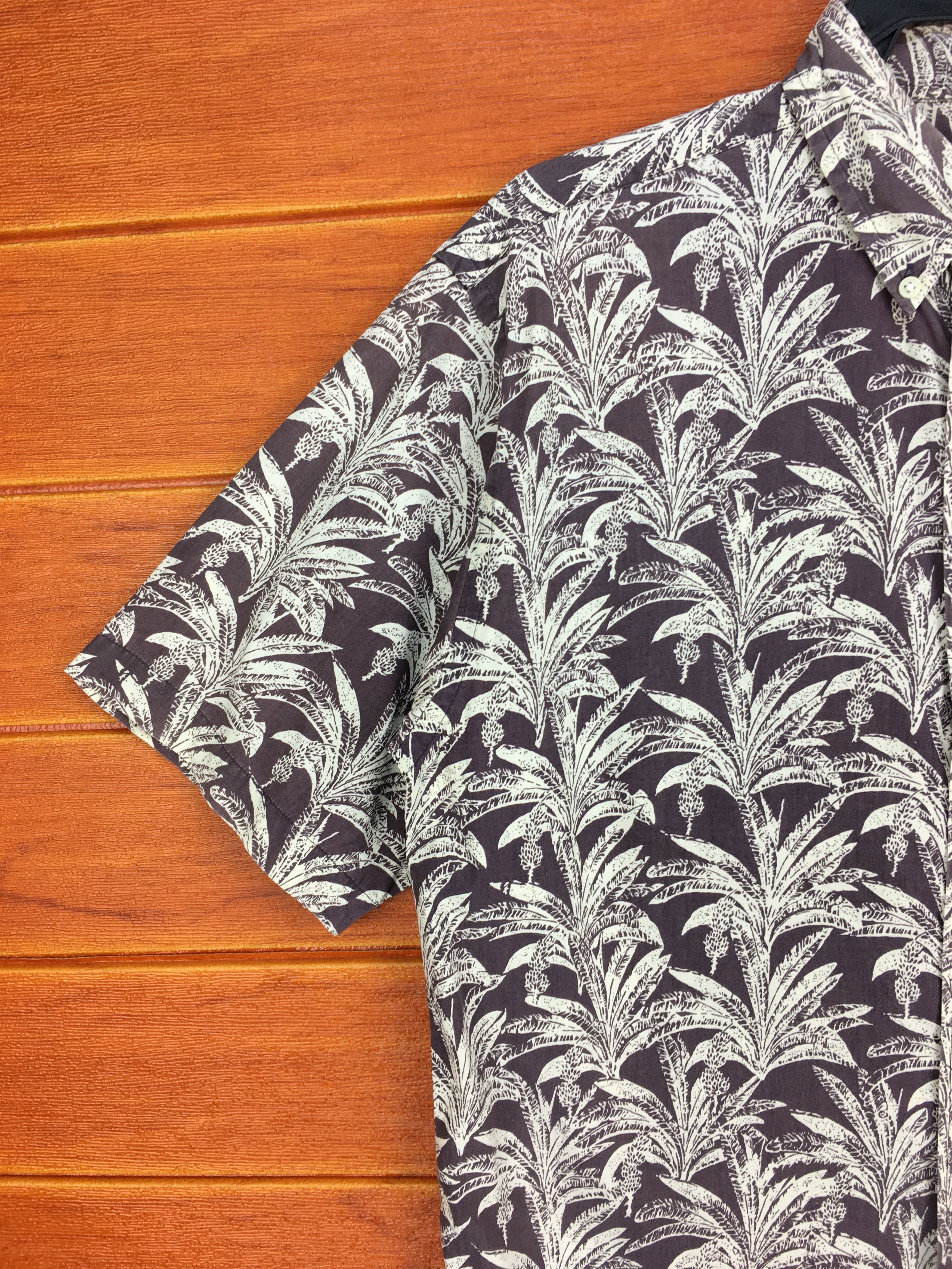 Octopus Vintage Japanese OCTOPUS ARMY Banana Trees Hawaiian Shirt Size US M / EU 48-50 / 2 - 2 Thumbnail