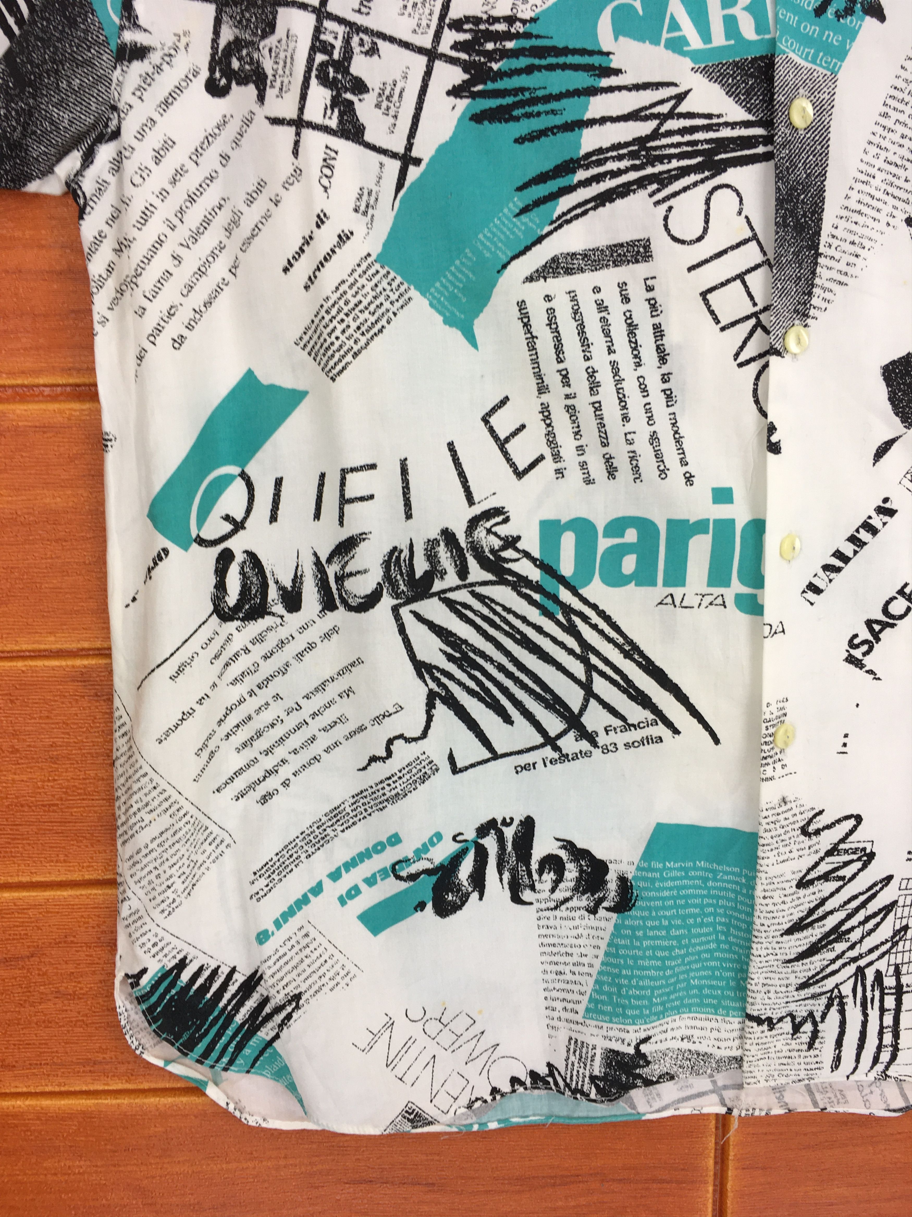 Japanese Brand Japanese Hawaiian Abstract Psychedelic Poem Shirt Size US L / EU 52-54 / 3 - 3 Thumbnail