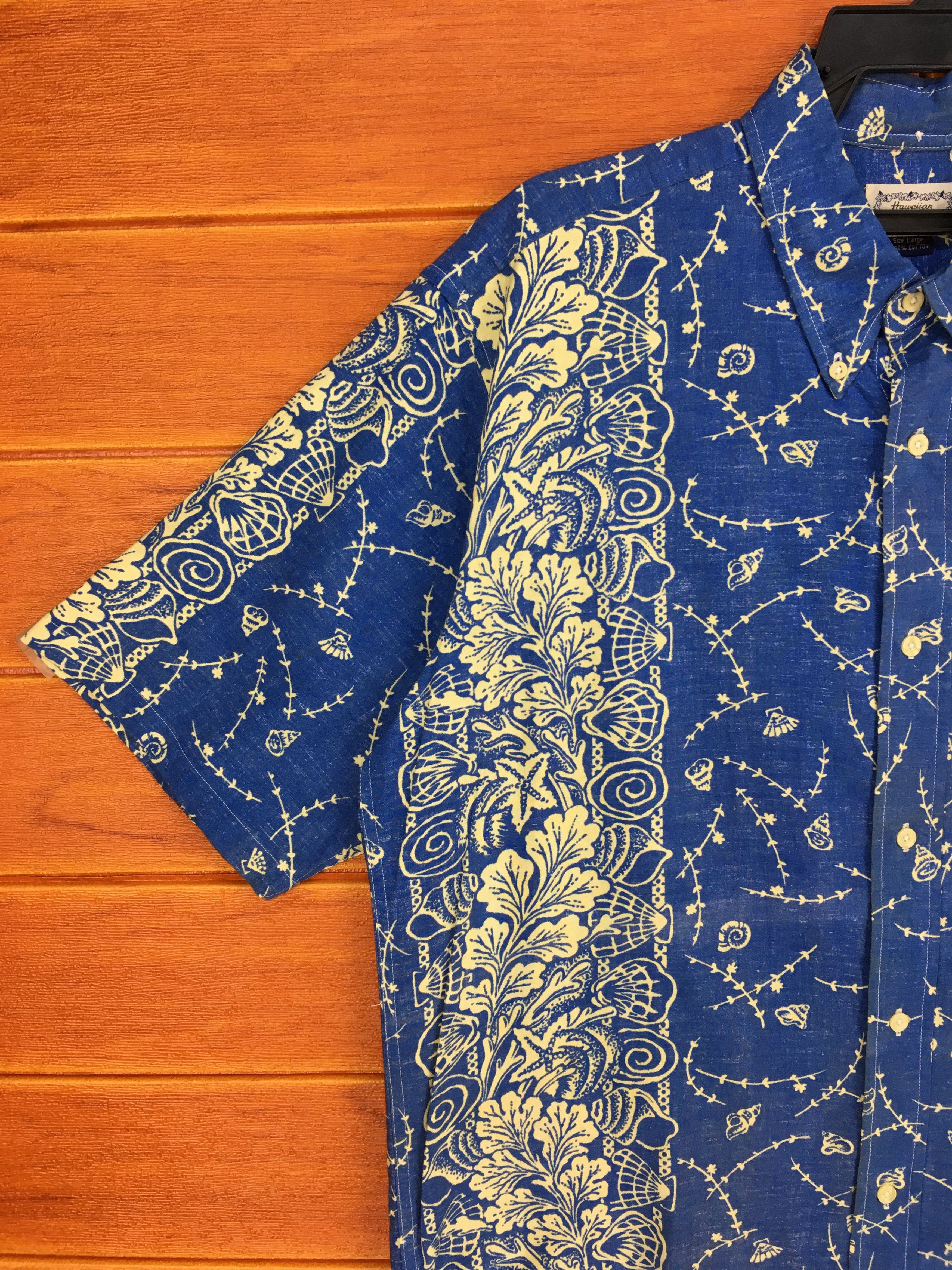 Japanese Brand Japanese Hawaiian Maceye Border Reverse Print Shirt Size US L / EU 52-54 / 3 - 2 Thumbnail
