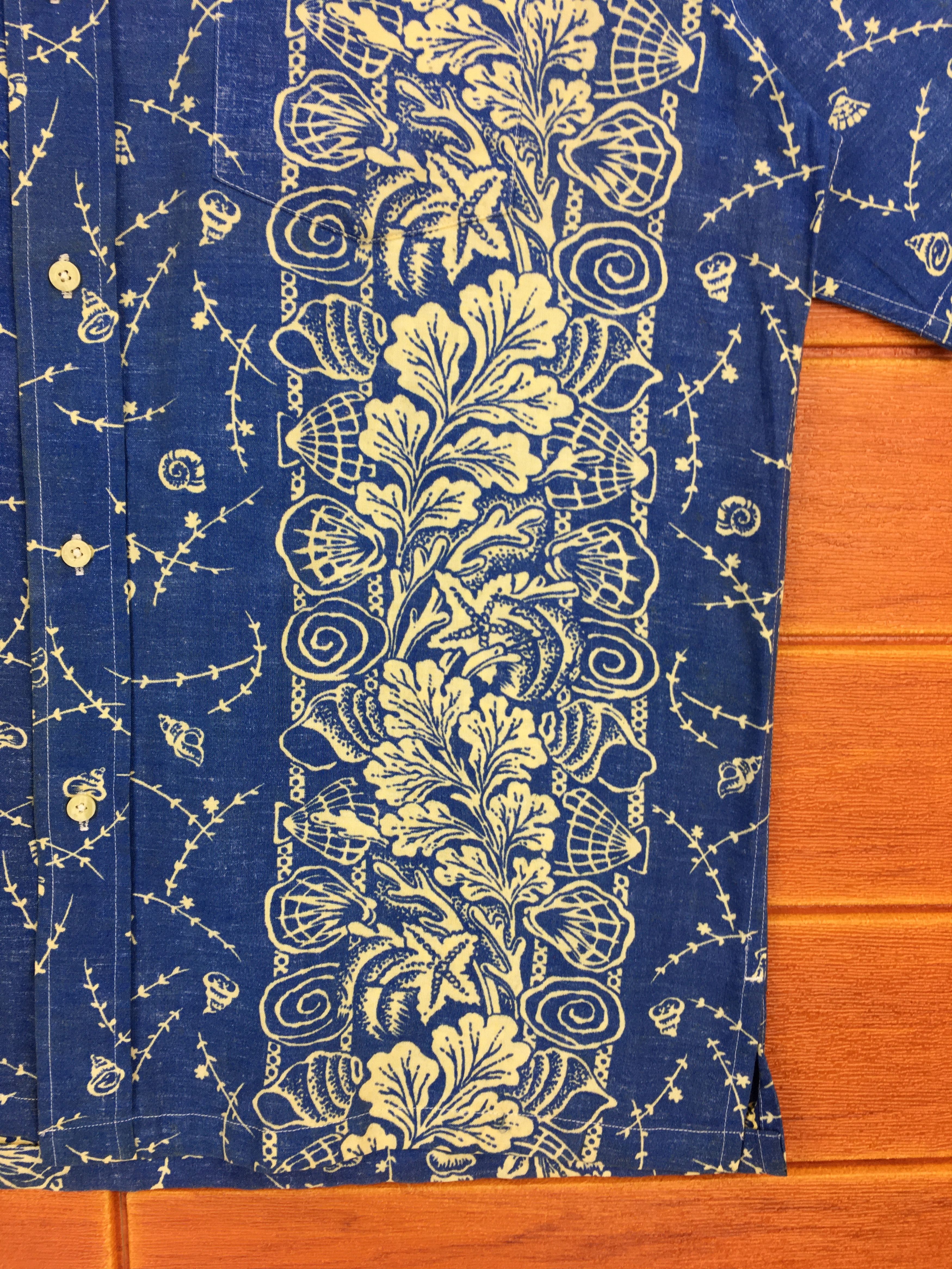 Japanese Brand Japanese Hawaiian Maceye Border Reverse Print Shirt Size US L / EU 52-54 / 3 - 4 Thumbnail