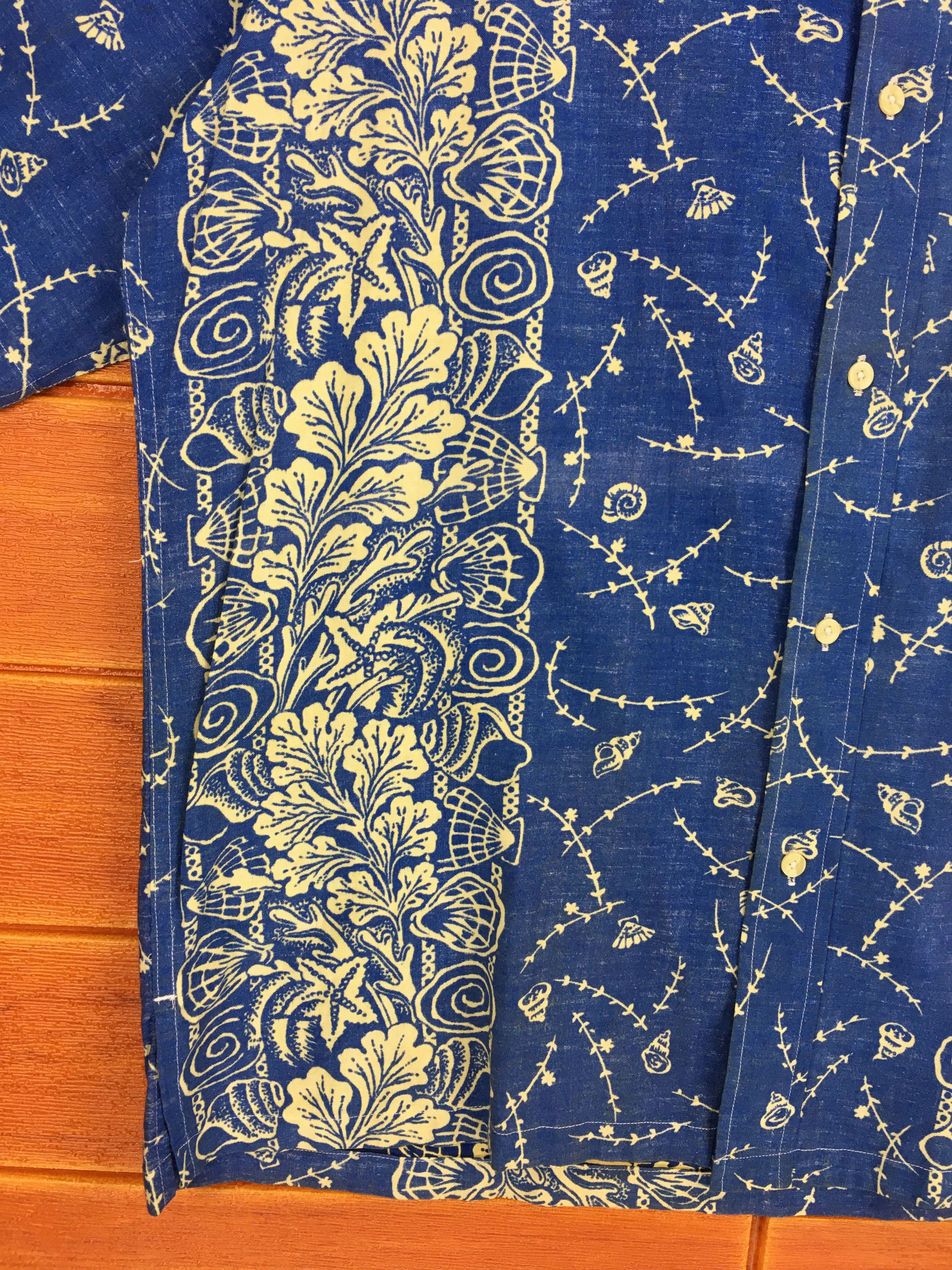 Japanese Brand Japanese Hawaiian Maceye Border Reverse Print Shirt Size US L / EU 52-54 / 3 - 3 Thumbnail