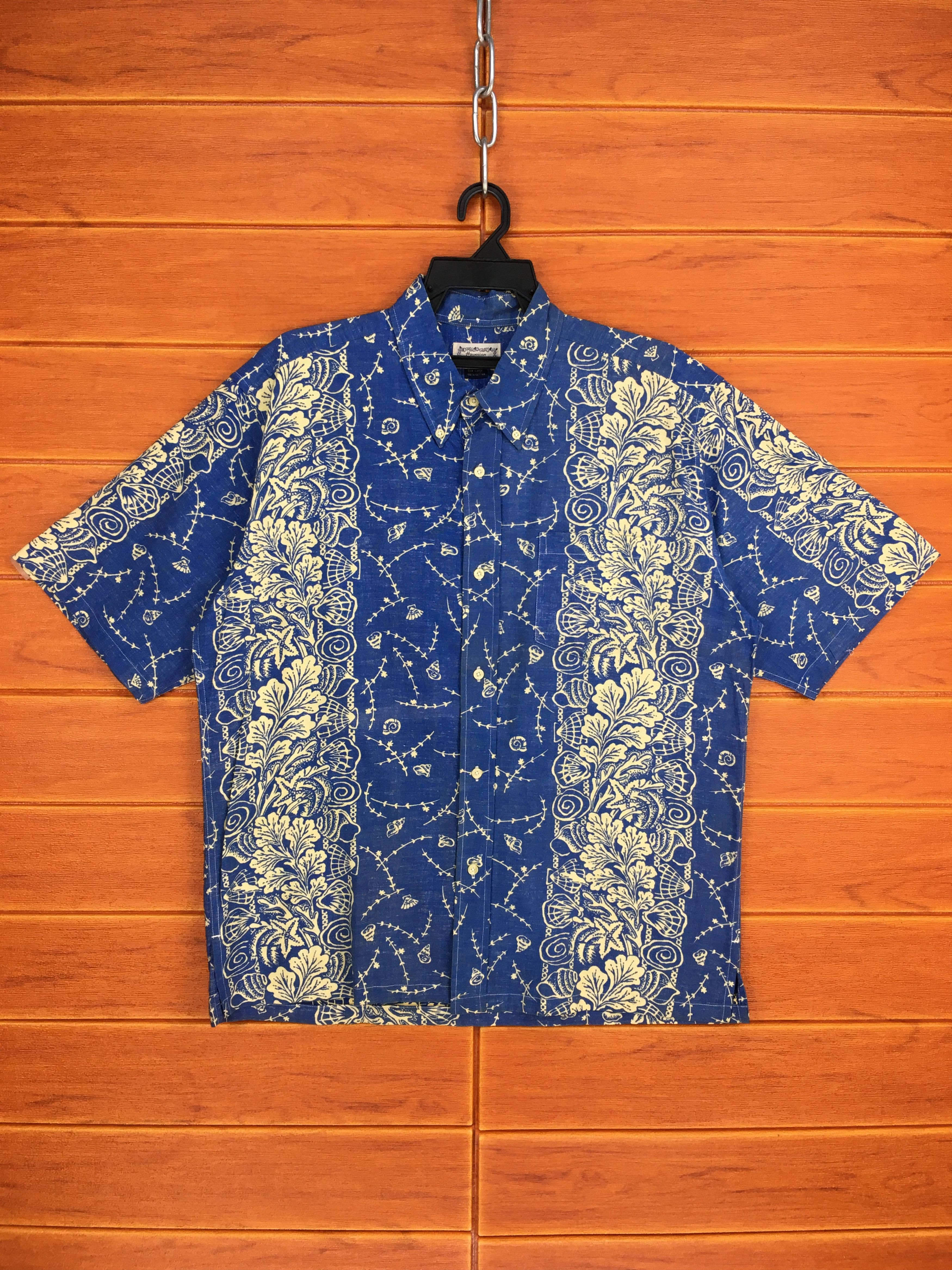 Japanese Brand Japanese Hawaiian Maceye Border Reverse Print Shirt Size US L / EU 52-54 / 3 - 1 Thumbnail