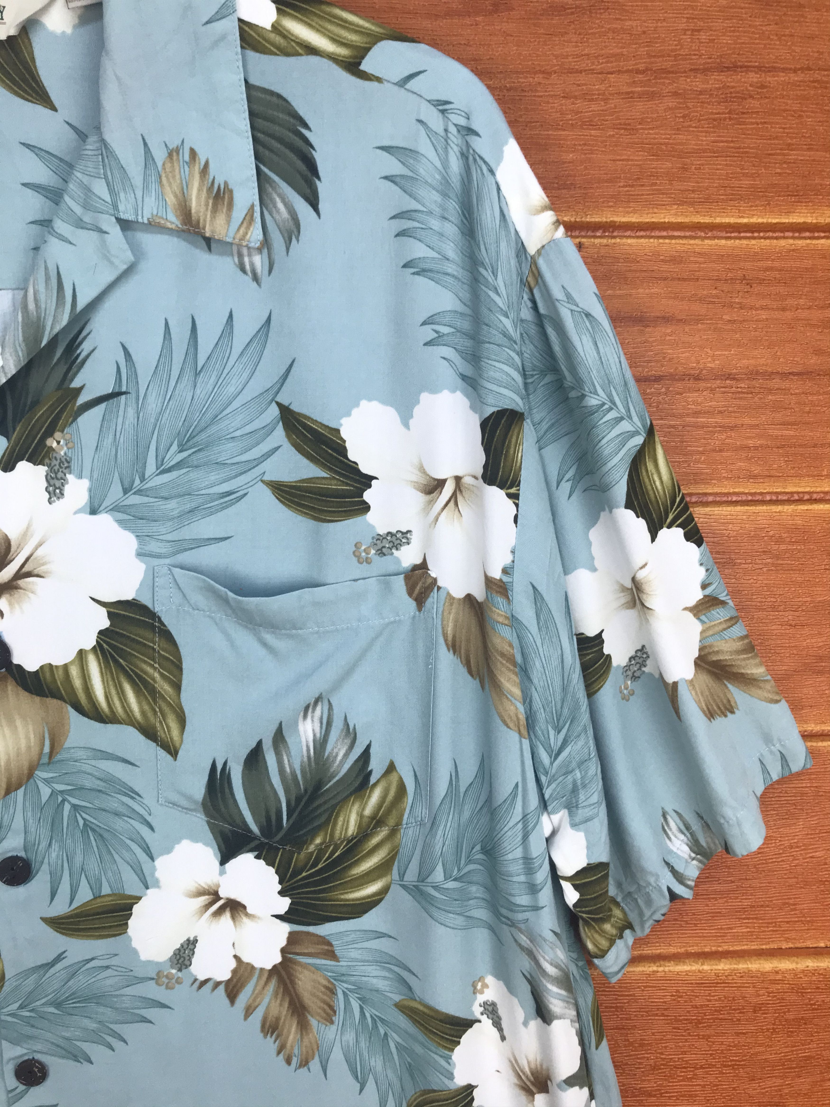 Paradise Found Paradise Bay Hibiscus Flowers Hawaiian Shirt Size US L / EU 52-54 / 3 - 3 Thumbnail