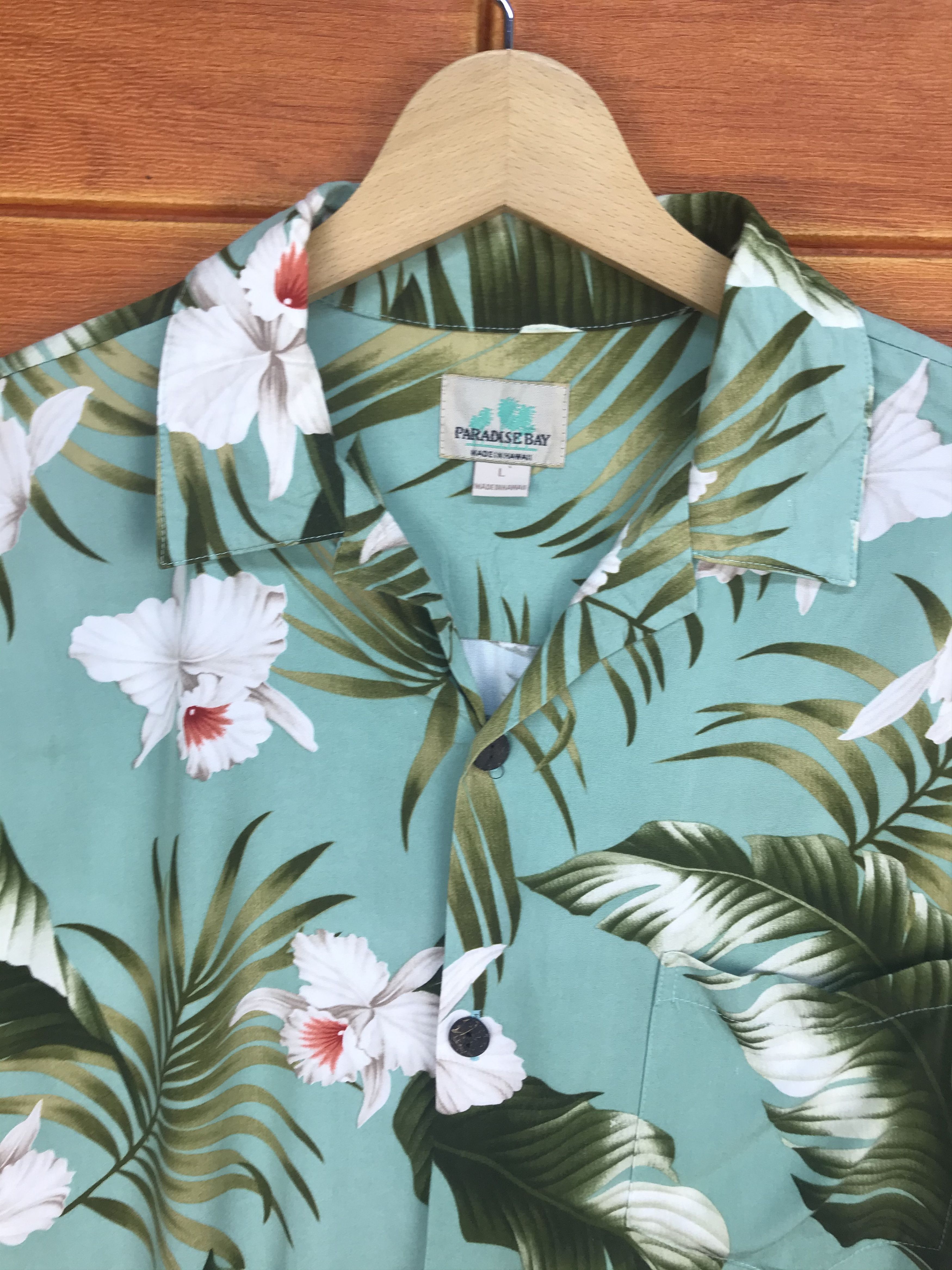 Paradise Found Paradise Bay Flowers Hawaiian Shirt Size US L / EU 52-54 / 3 - 4 Thumbnail