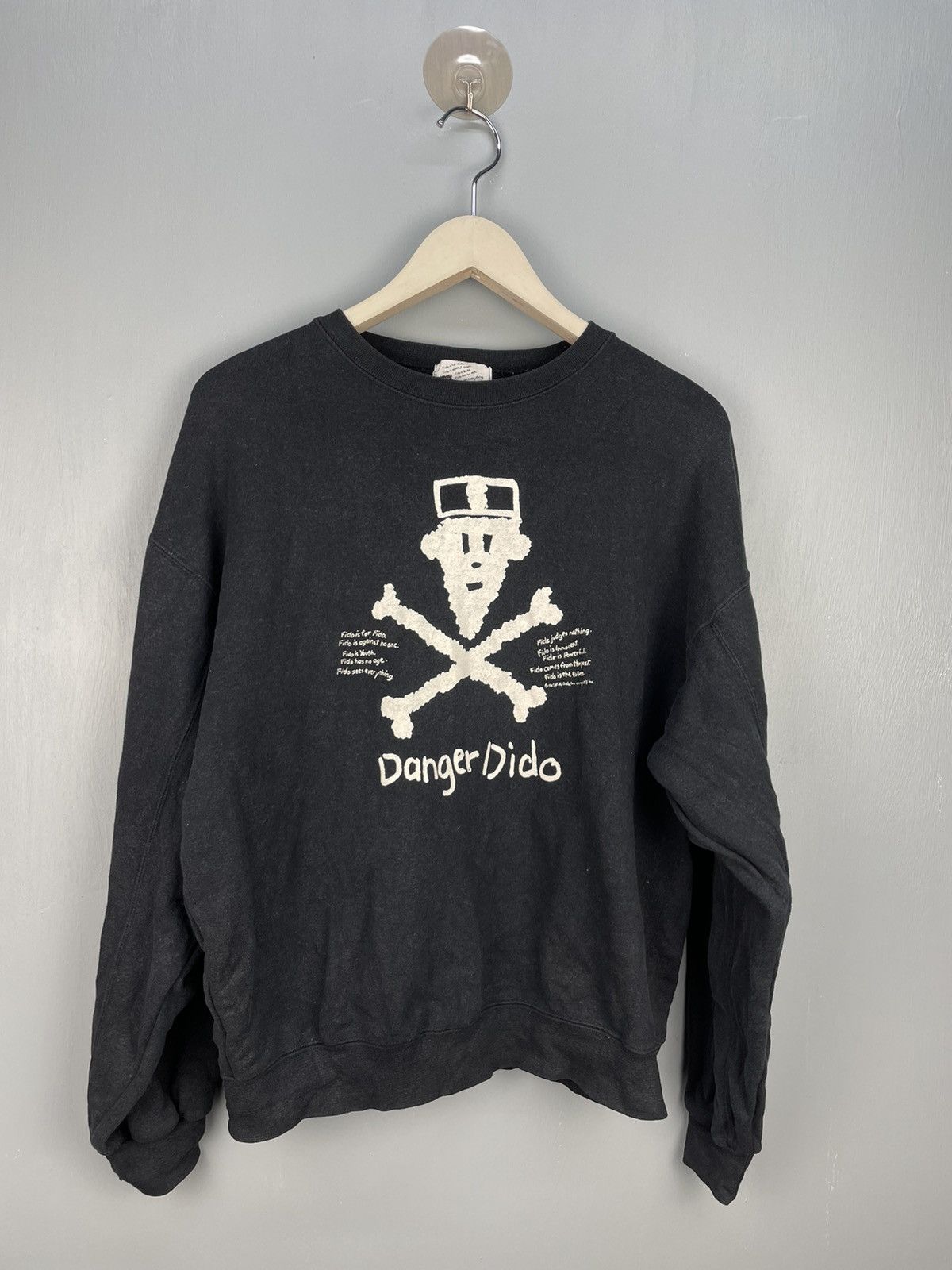 Vintage Vintage Fido Dido Danger Dido sweatshirt Size US M / EU 48-50 / 2 - 1 Thumbnail