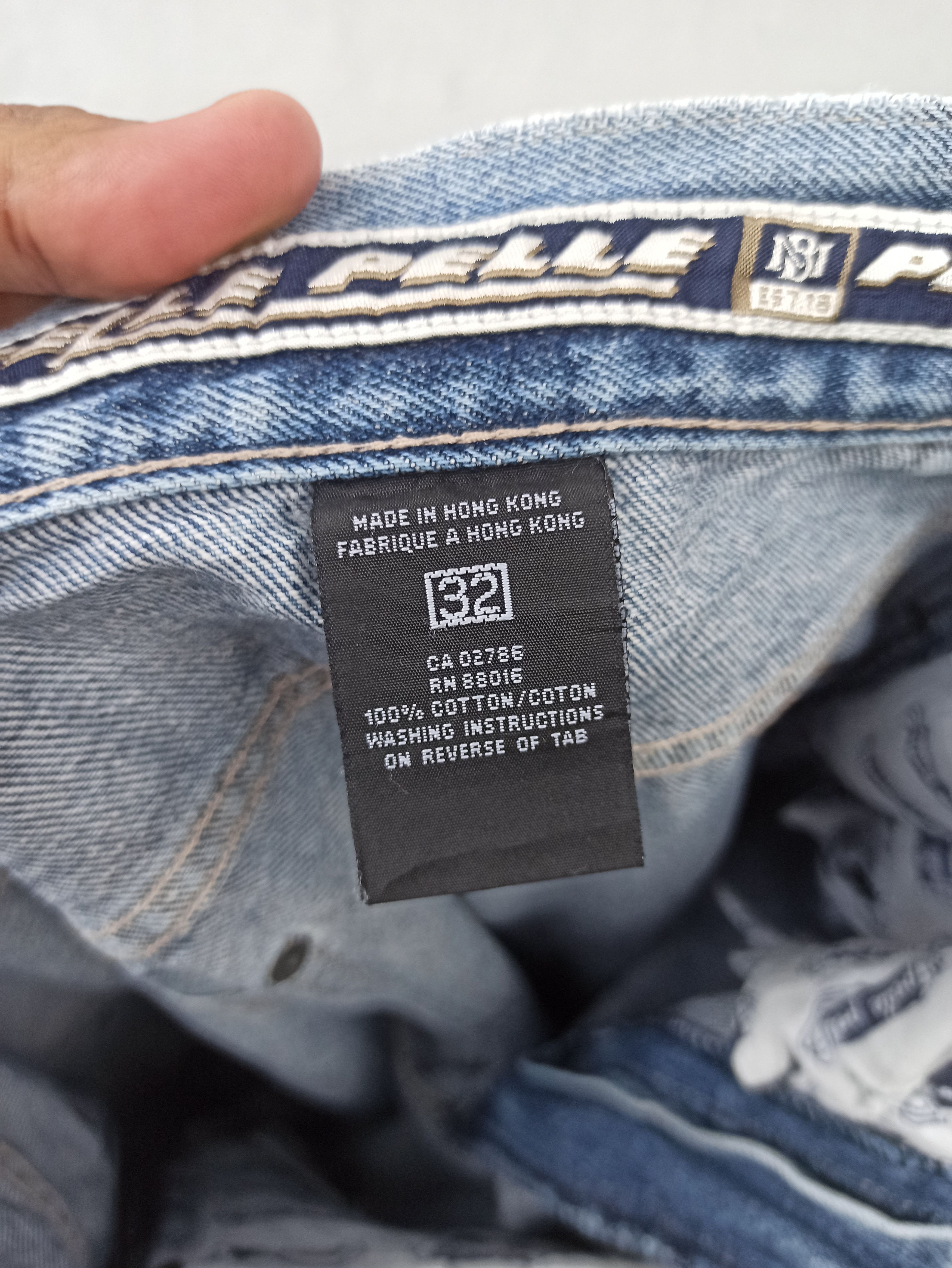 Marc Buchanan Vintage Pelle Pelle Mach Buchanan Light Washed Jean Size US 32 / EU 48 - 9 Thumbnail