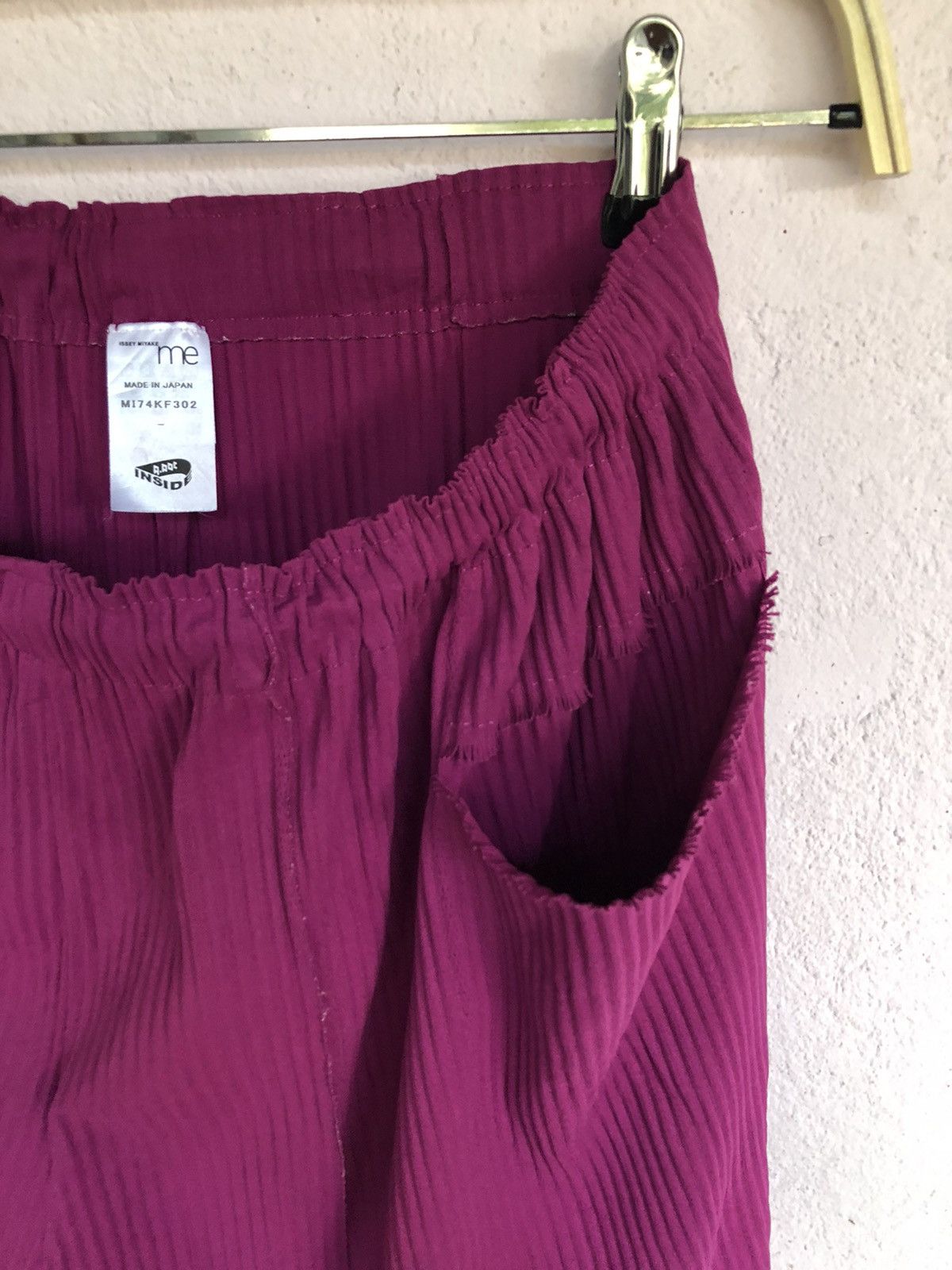 Issey Miyake Issey Miyake Pleated Cropped Wide Leg Trousers Pants Women Size 30" / US 8 / IT 44 - 6 Thumbnail