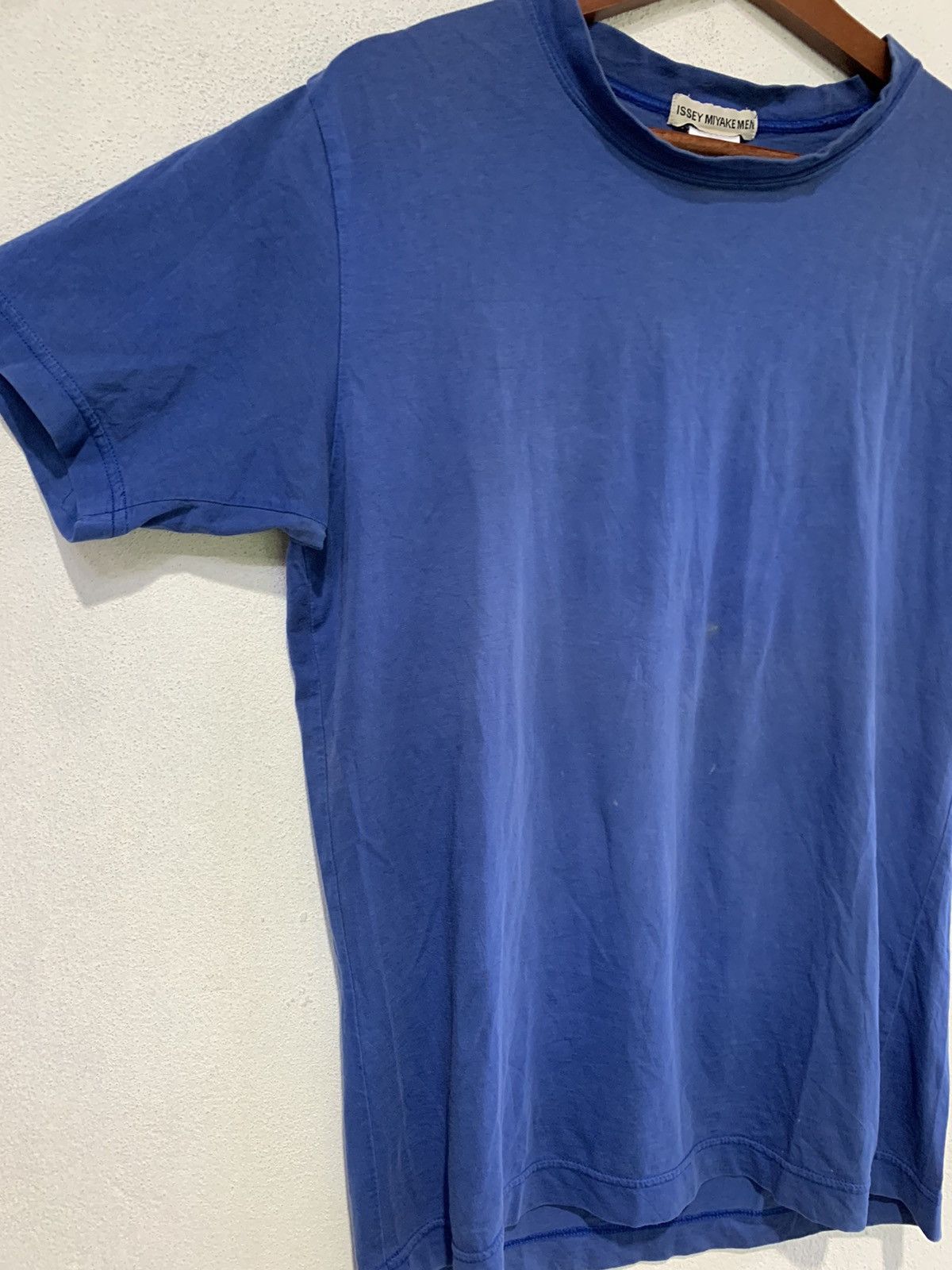 Issey Miyake × Japanese Brand Issey Miyaki Men Indigo T Shirt Size US M / EU 48-50 / 2 - 4 Thumbnail