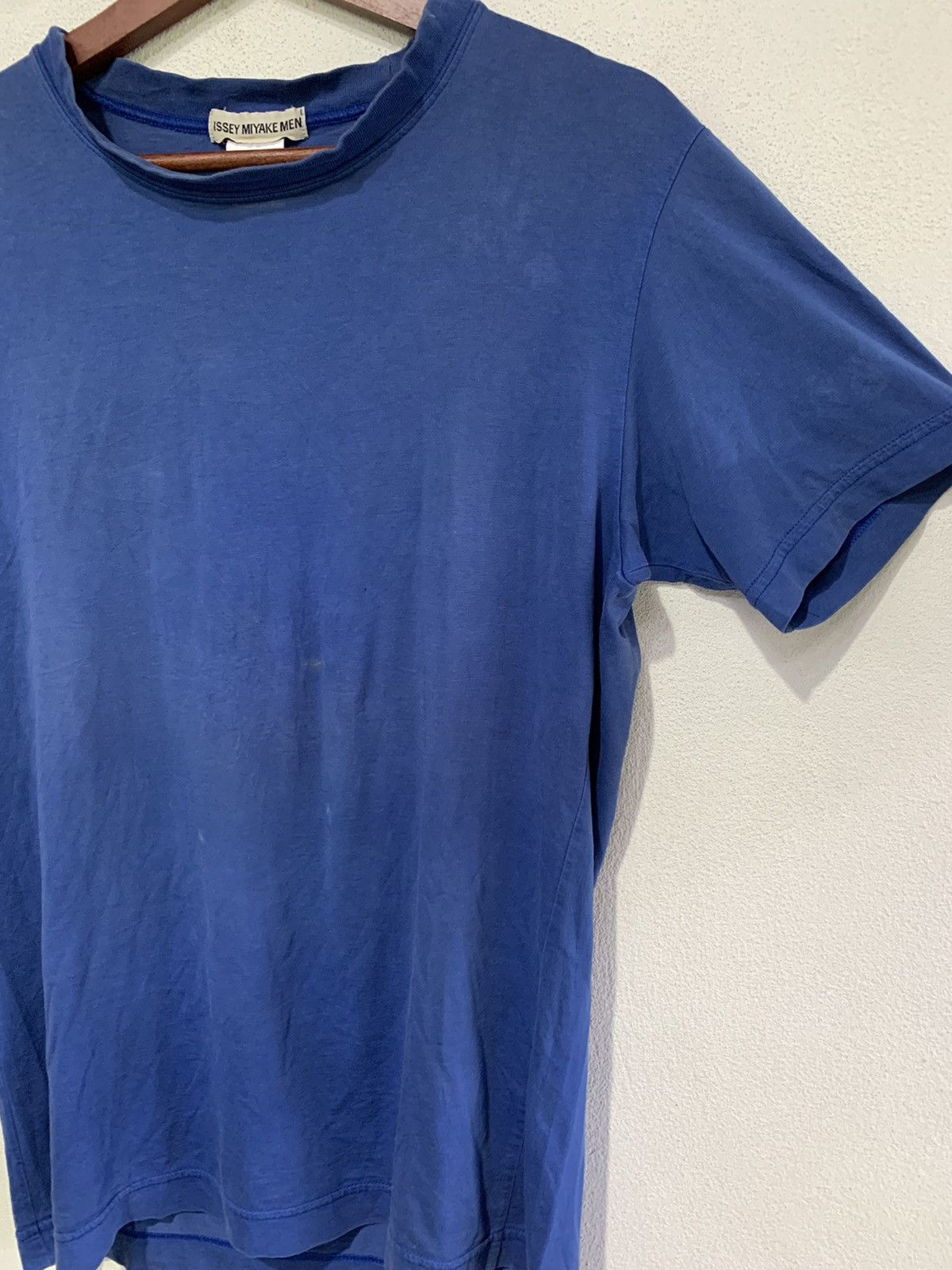 Issey Miyake × Japanese Brand Issey Miyaki Men Indigo T Shirt Size US M / EU 48-50 / 2 - 5 Thumbnail