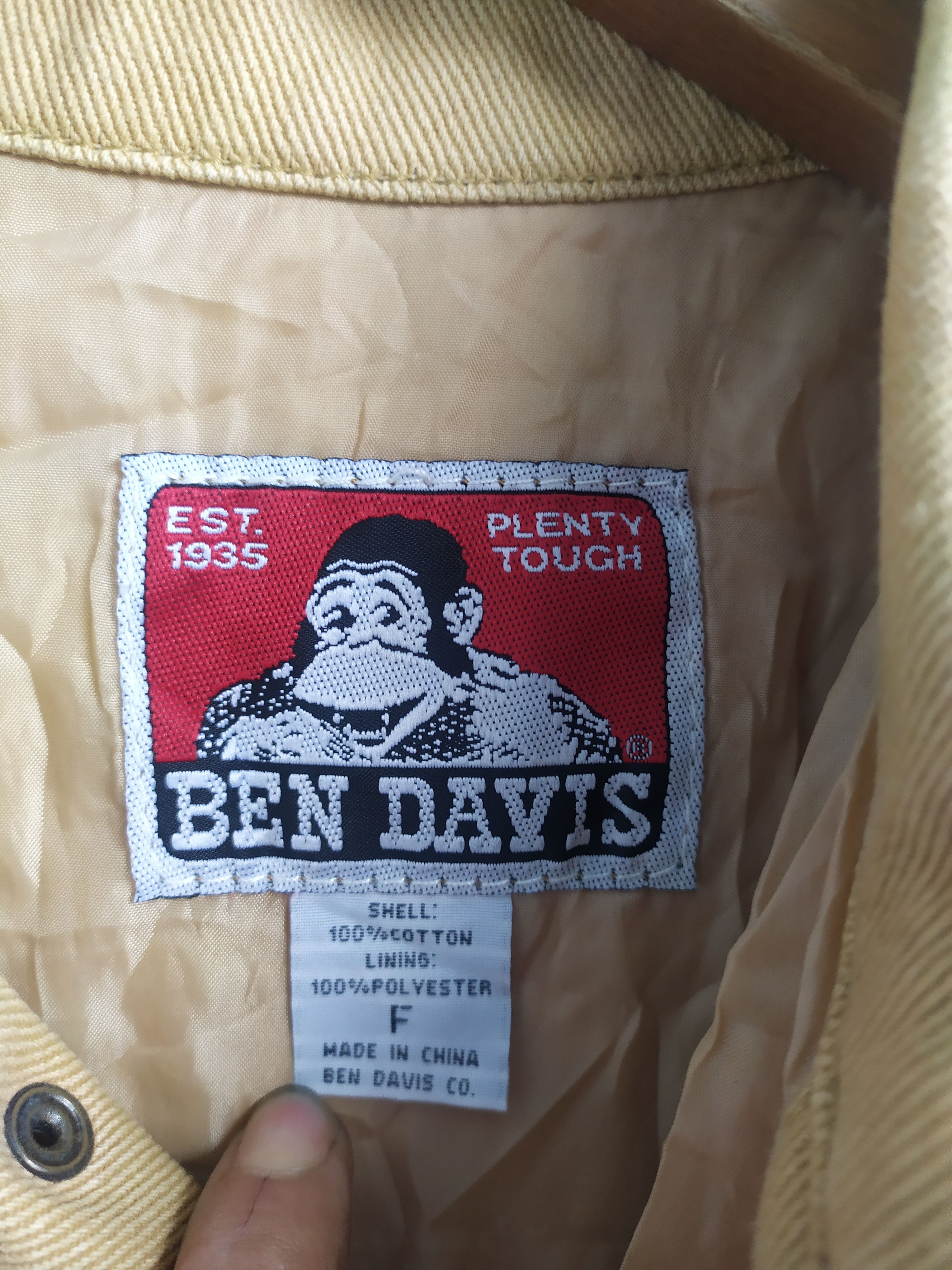 Ben Davis × Vintage Vintage Ben Davis workwear jacket Size US L / EU 52-54 / 3 - 3 Thumbnail