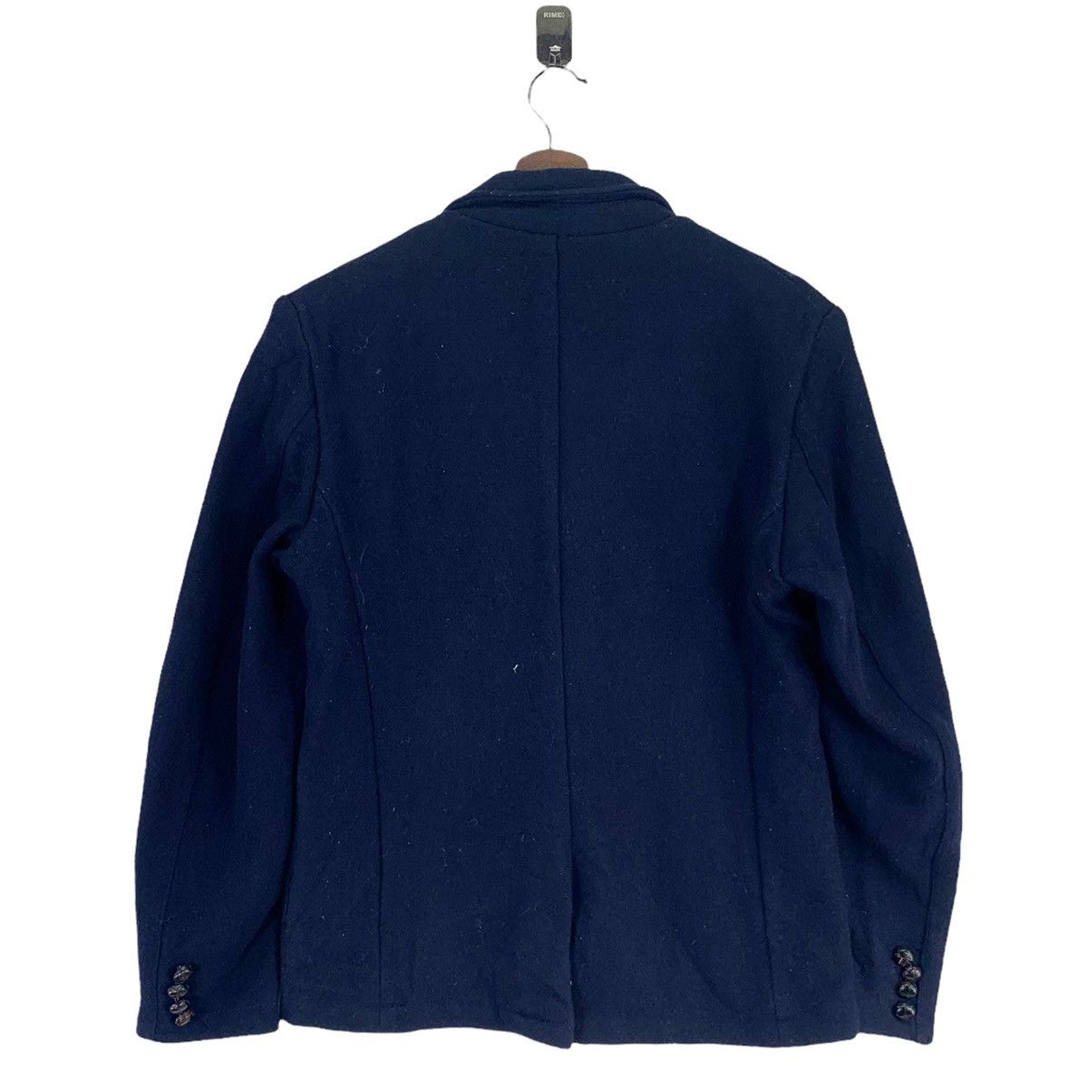 Vintage Vintage Pinecone Wear Of Earth Navy Wool Coat Size US M / EU 48-50 / 2 - 9 Thumbnail