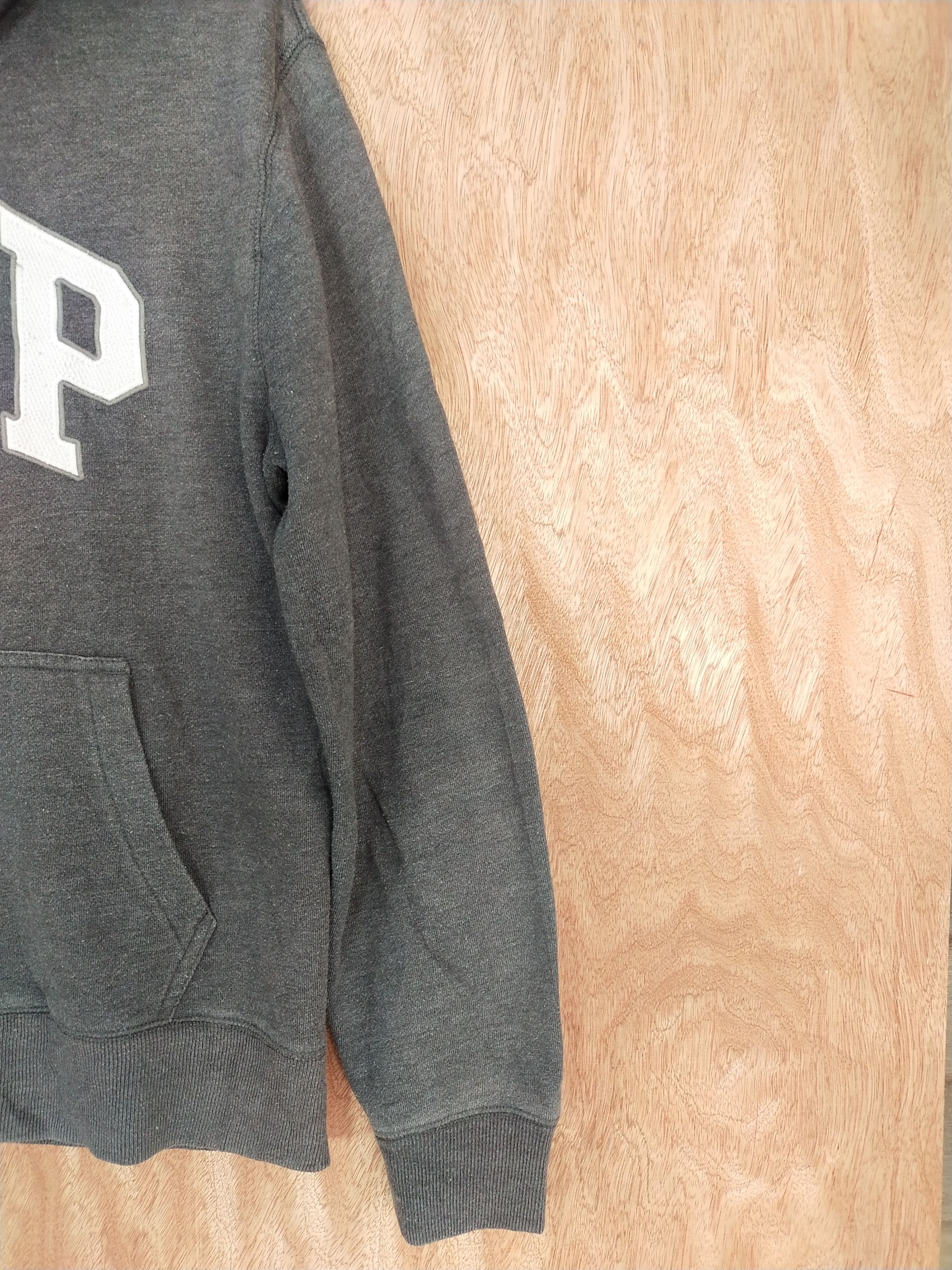 Gap × Japanese Brand Gap spellout hoodie faded gray sweaters #S145 Size US M / EU 48-50 / 2 - 4 Thumbnail