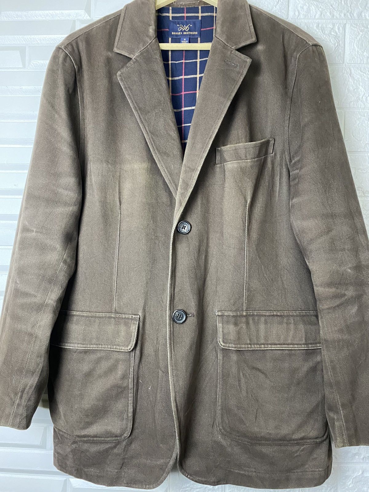 Brooks Brothers × Japanese Brand × Vintage 346 BROOKS BROTHERS wool jacket blazer Size US M / EU 48-50 / 2 - 3 Thumbnail