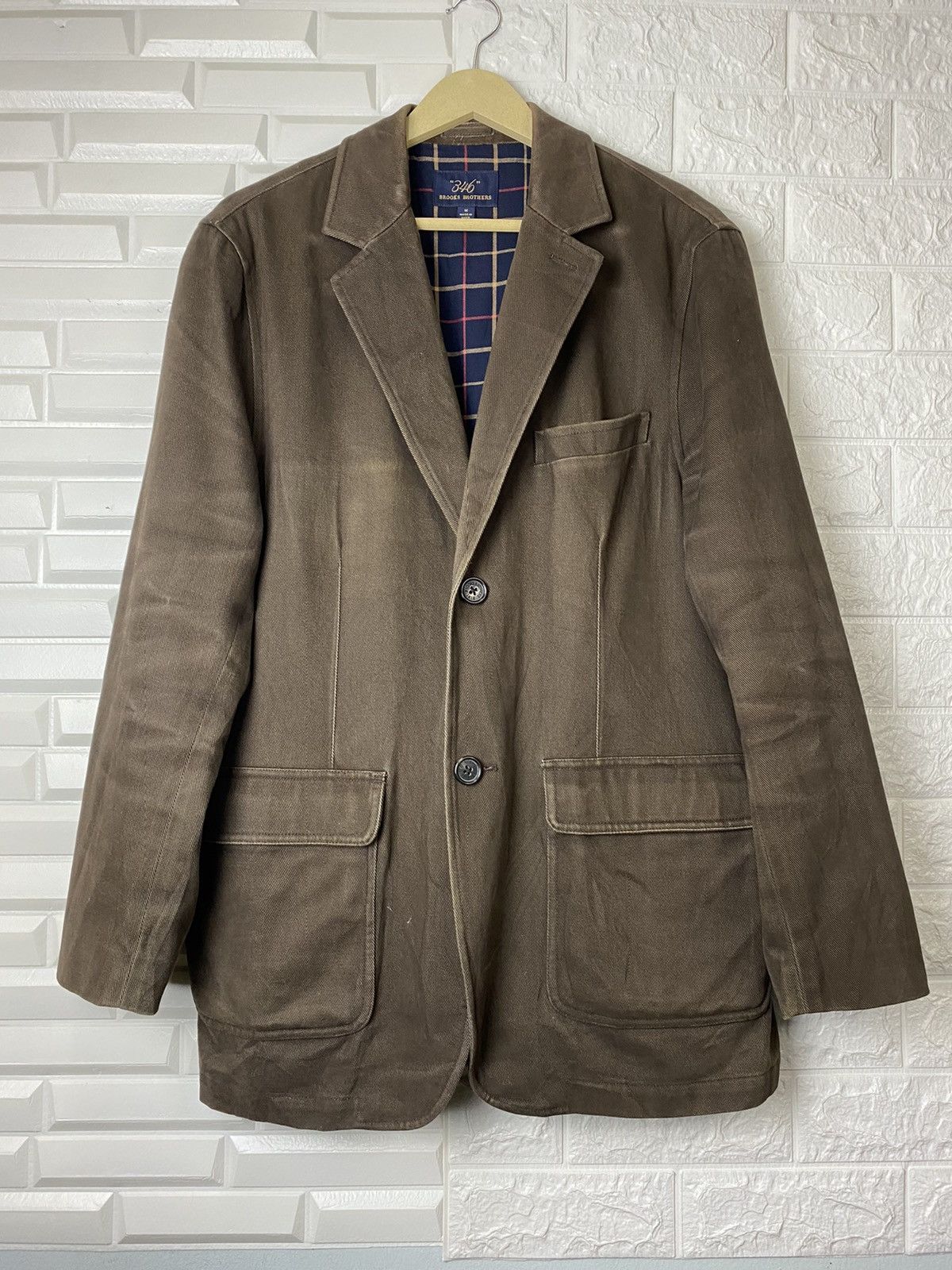Brooks Brothers × Japanese Brand × Vintage 346 BROOKS BROTHERS wool jacket blazer Size US M / EU 48-50 / 2 - 2 Thumbnail