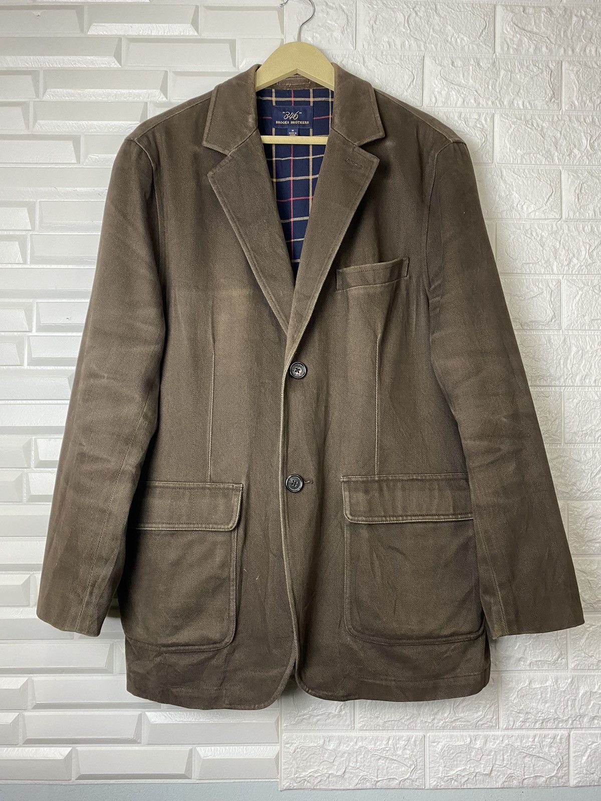 Brooks Brothers × Japanese Brand × Vintage 346 BROOKS BROTHERS wool jacket blazer Size US M / EU 48-50 / 2 - 1 Thumbnail