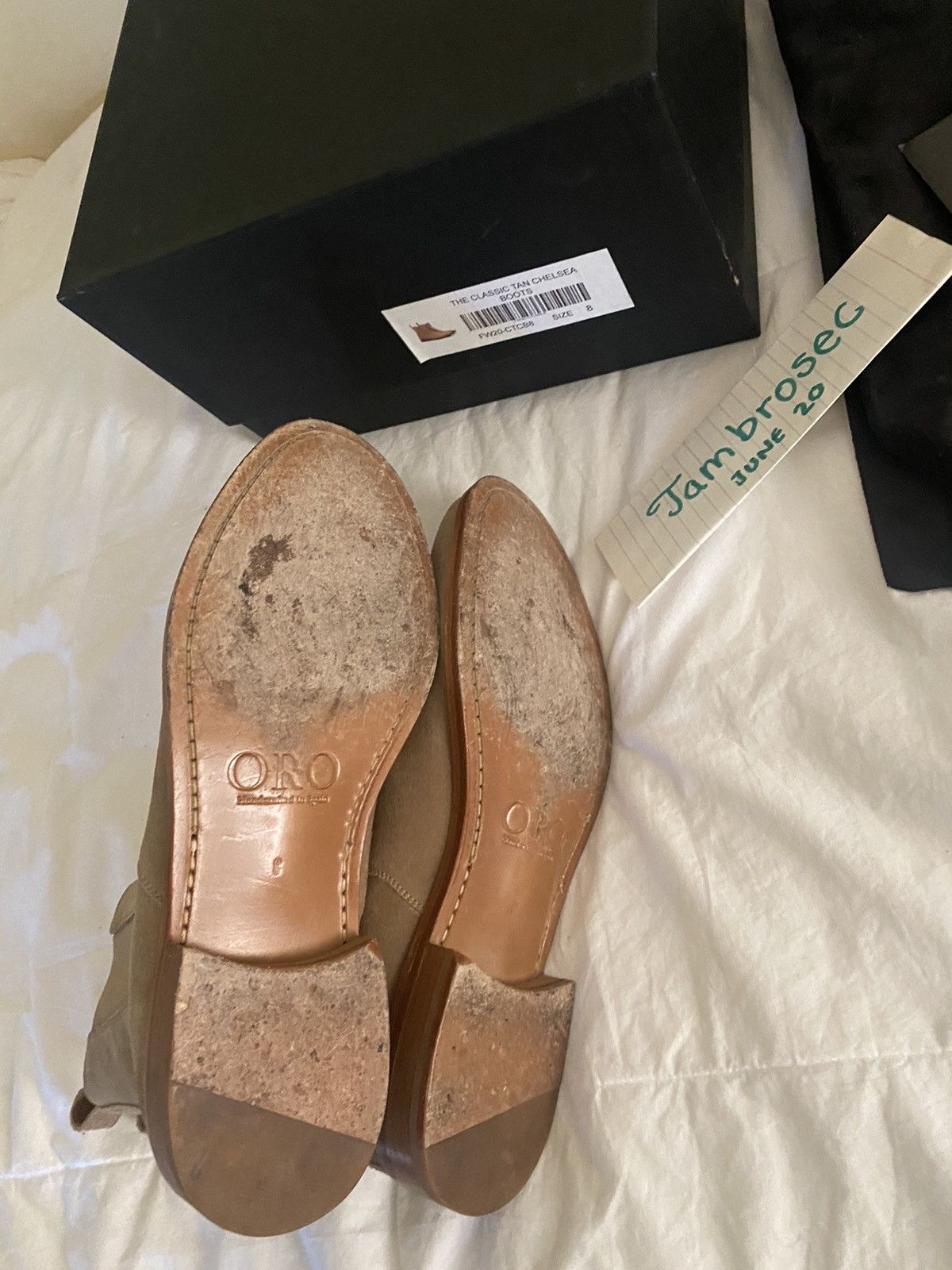 Oro Los Angeles Suede Chelsea boots Size US 8 / EU 41 - 3 Thumbnail