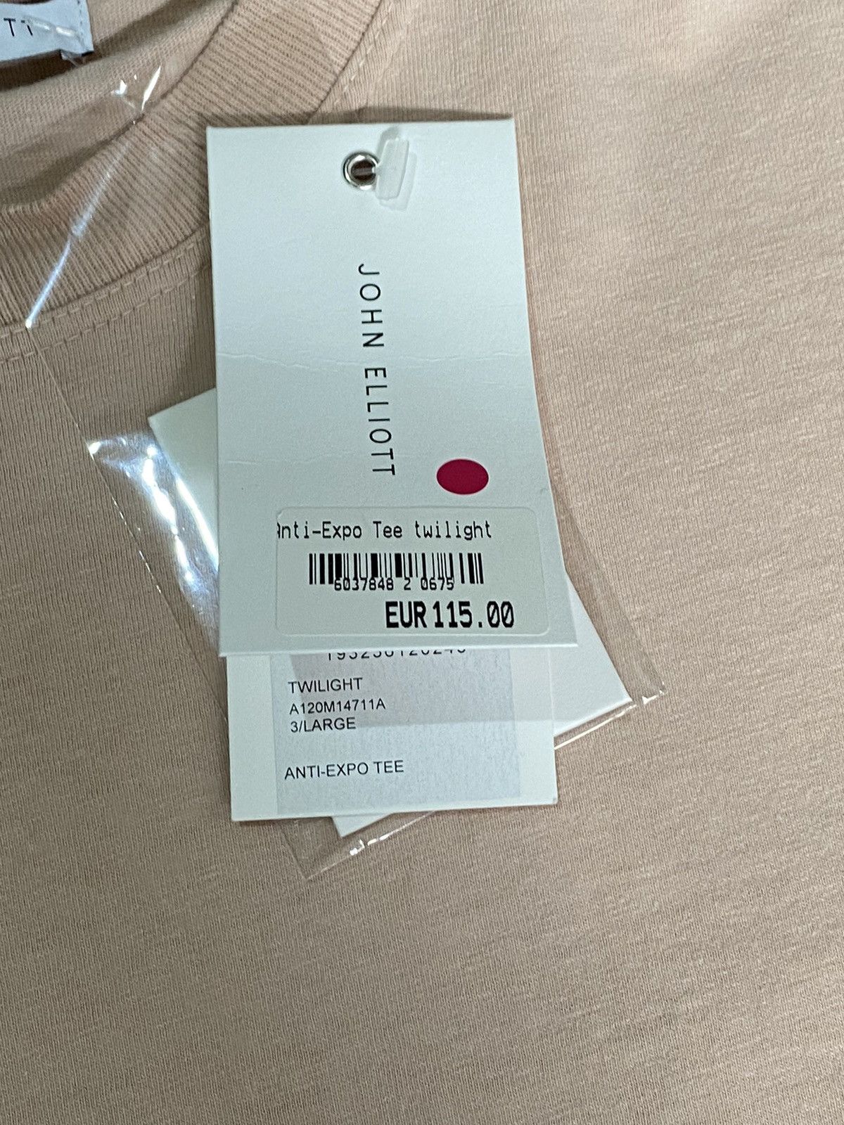 John Elliott John Elliott Anti-Expo Tee Size US L / EU 52-54 / 3 - 4 Thumbnail
