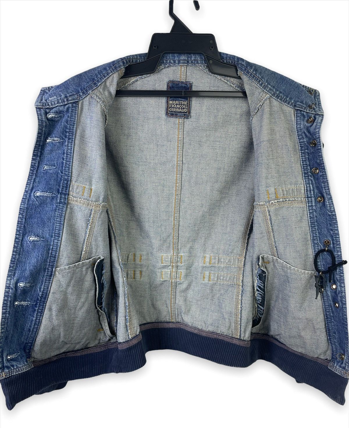 Marithe + Francois Girbaud 🔥Rare Vintage Marithe Francois Girbaud Jeans Jacket Size US M / EU 48-50 / 2 - 13 Thumbnail