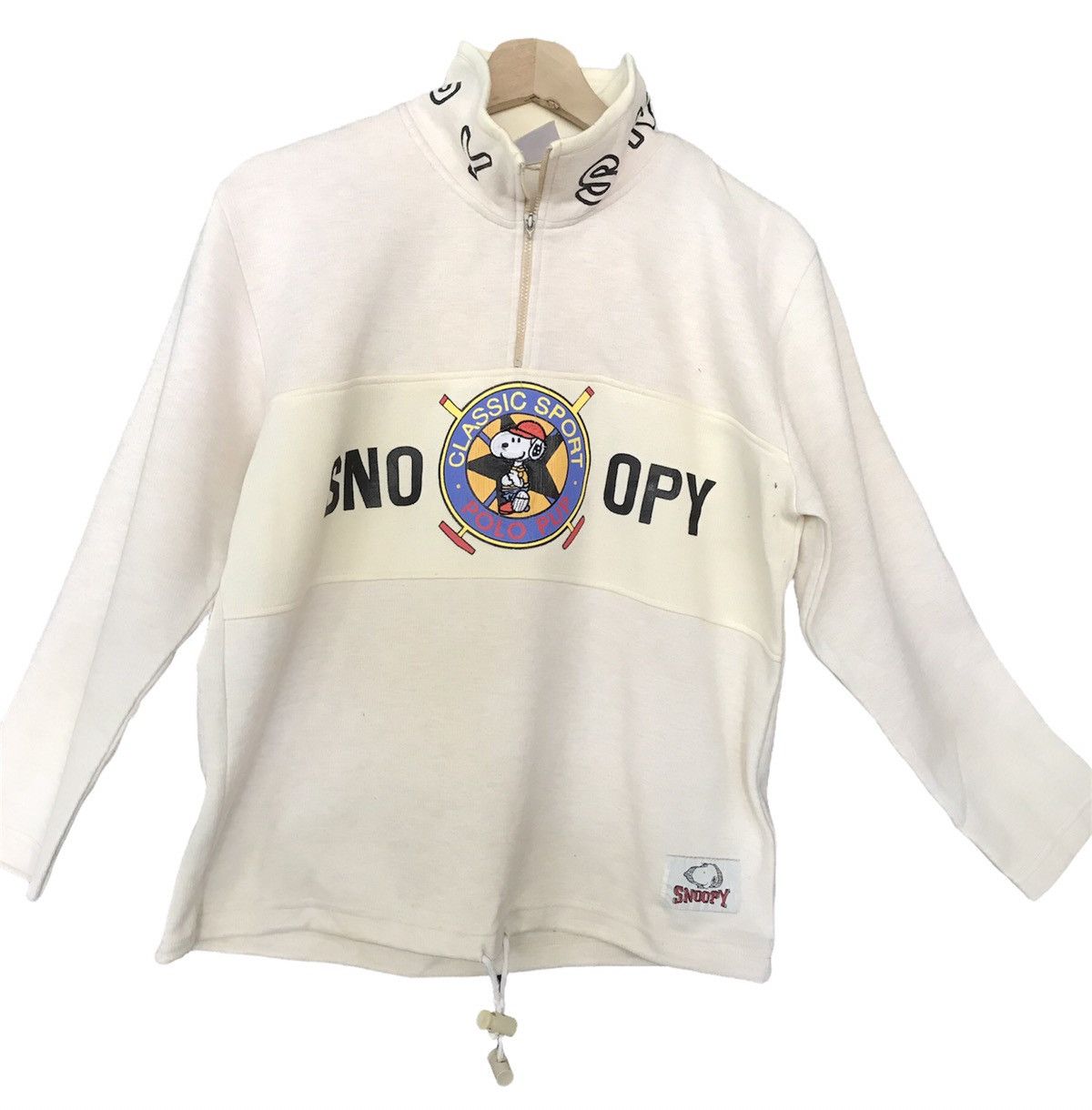 Other Snoopy Sweatshirt Halfzip Small Logo Pullover Size US M / EU 48-50 / 2 - 1 Thumbnail