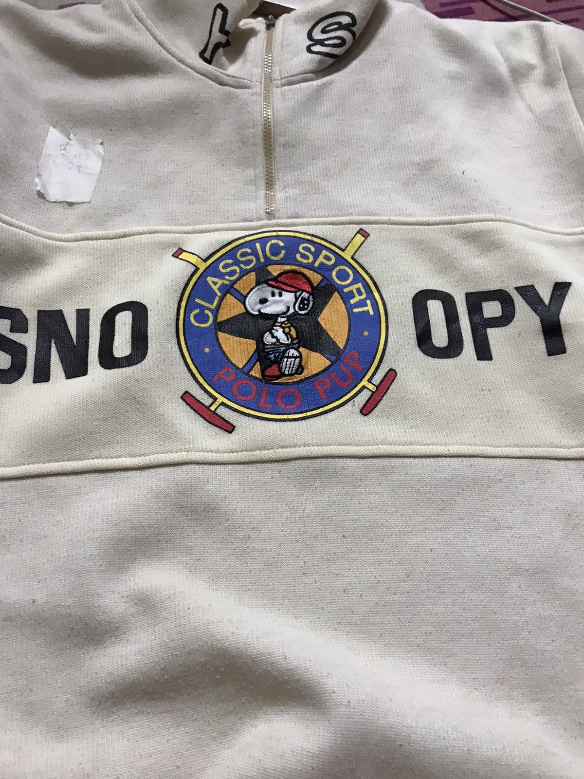 Other Snoopy Sweatshirt Halfzip Small Logo Pullover Size US M / EU 48-50 / 2 - 5 Thumbnail