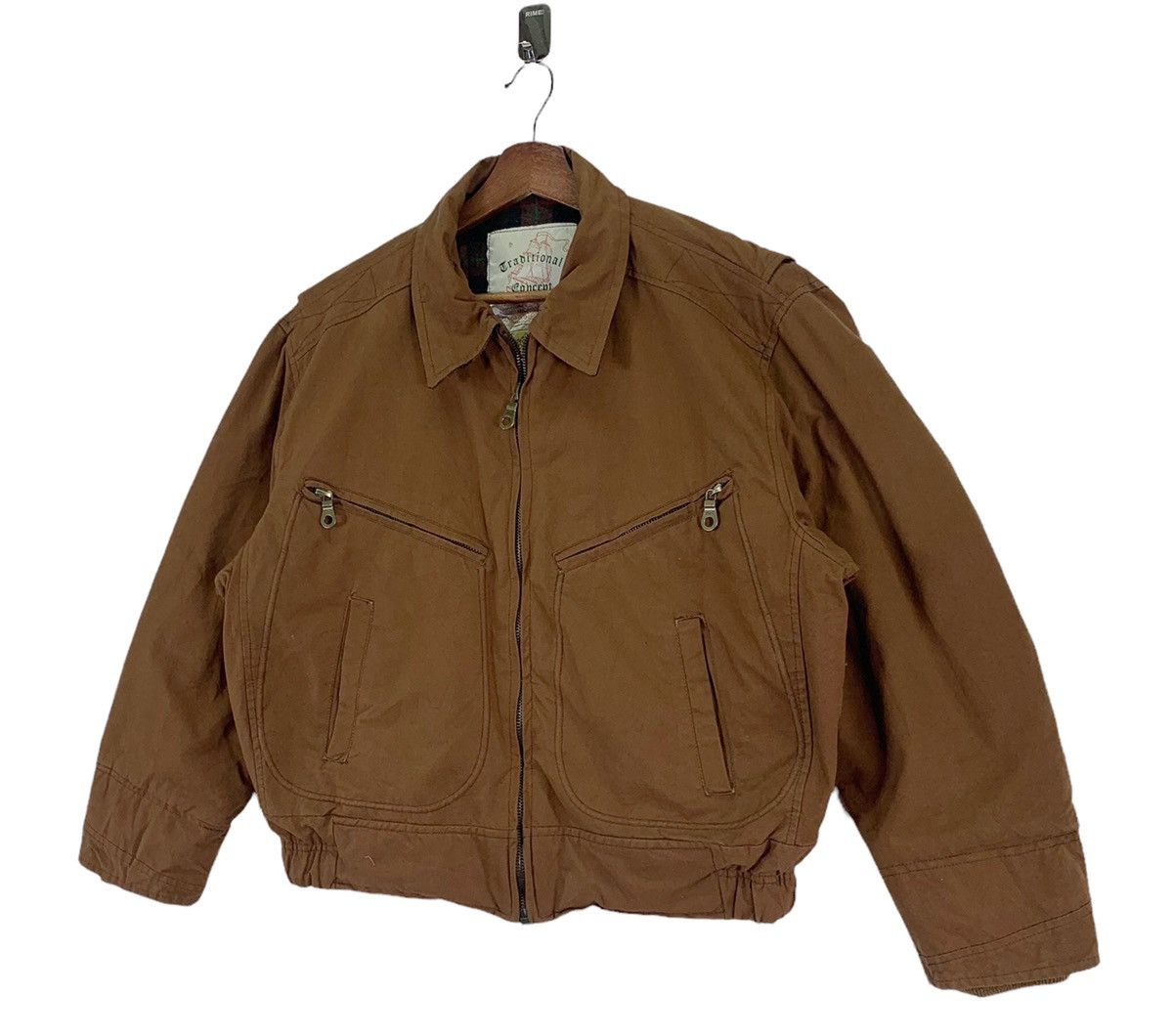 Vintage Vintage 80s Traditional Concept Bomber Jacket Size US M / EU 48-50 / 2 - 2 Thumbnail