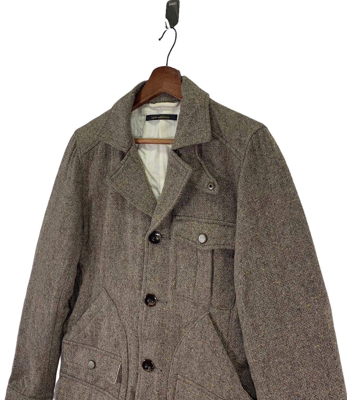 Designer × Japanese Brand × Vintage Japanese Brand Style Addition Wool Button Jacket Size US M / EU 48-50 / 2 - 3 Thumbnail