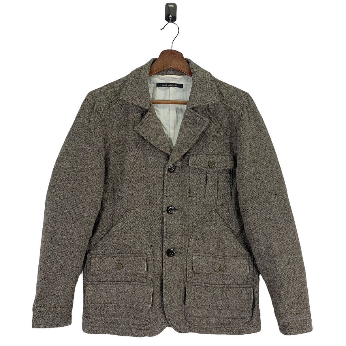 Designer × Japanese Brand × Vintage Japanese Brand Style Addition Wool Button Jacket Size US M / EU 48-50 / 2 - 1 Thumbnail