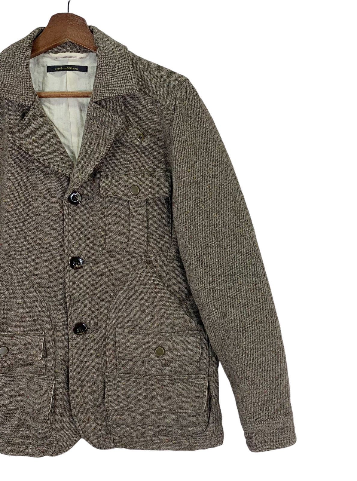 Designer × Japanese Brand × Vintage Japanese Brand Style Addition Wool Button Jacket Size US M / EU 48-50 / 2 - 4 Thumbnail