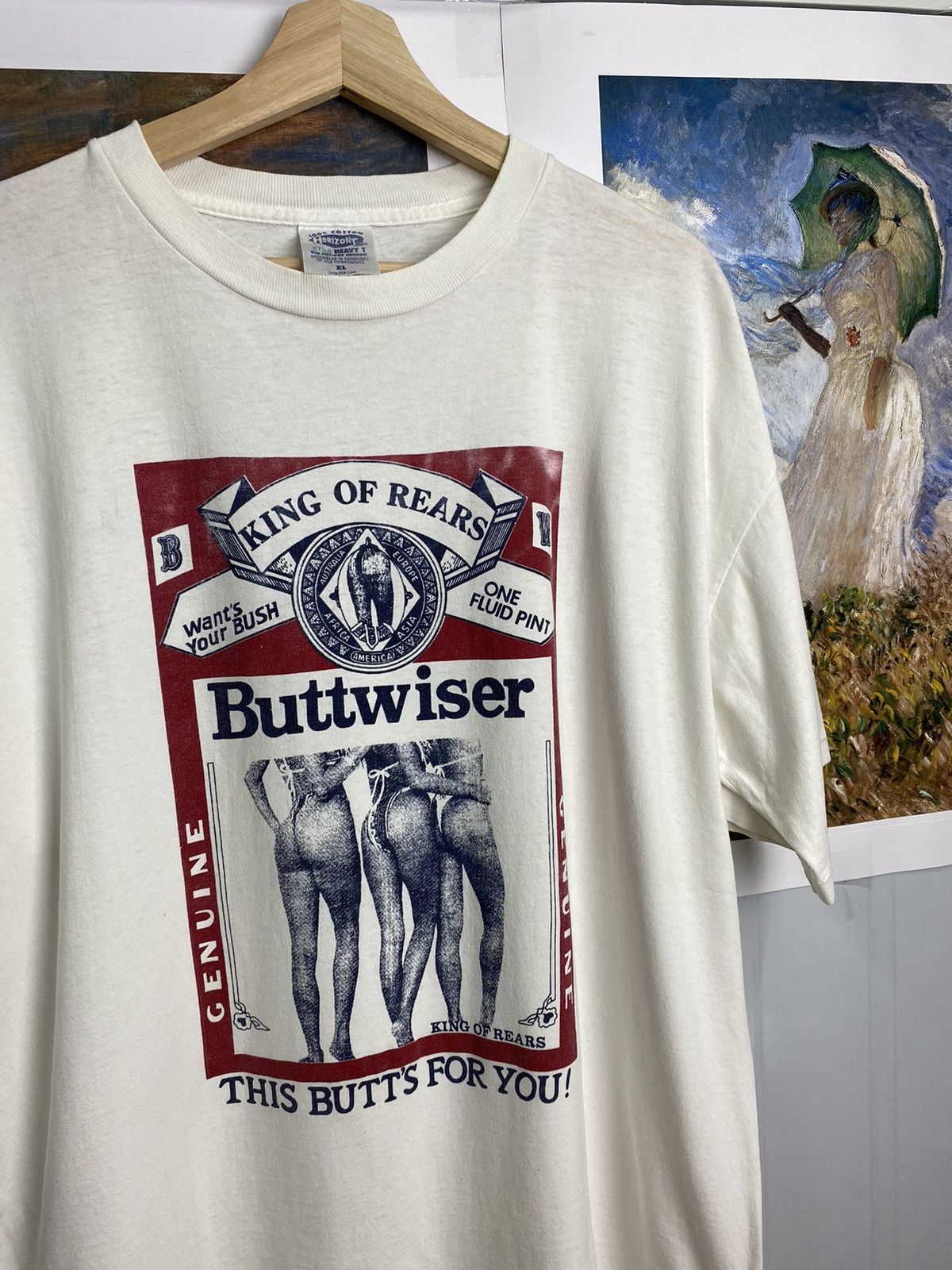 Budweiser × Vintage RARE! Vintage 90s Buttweiser Parody