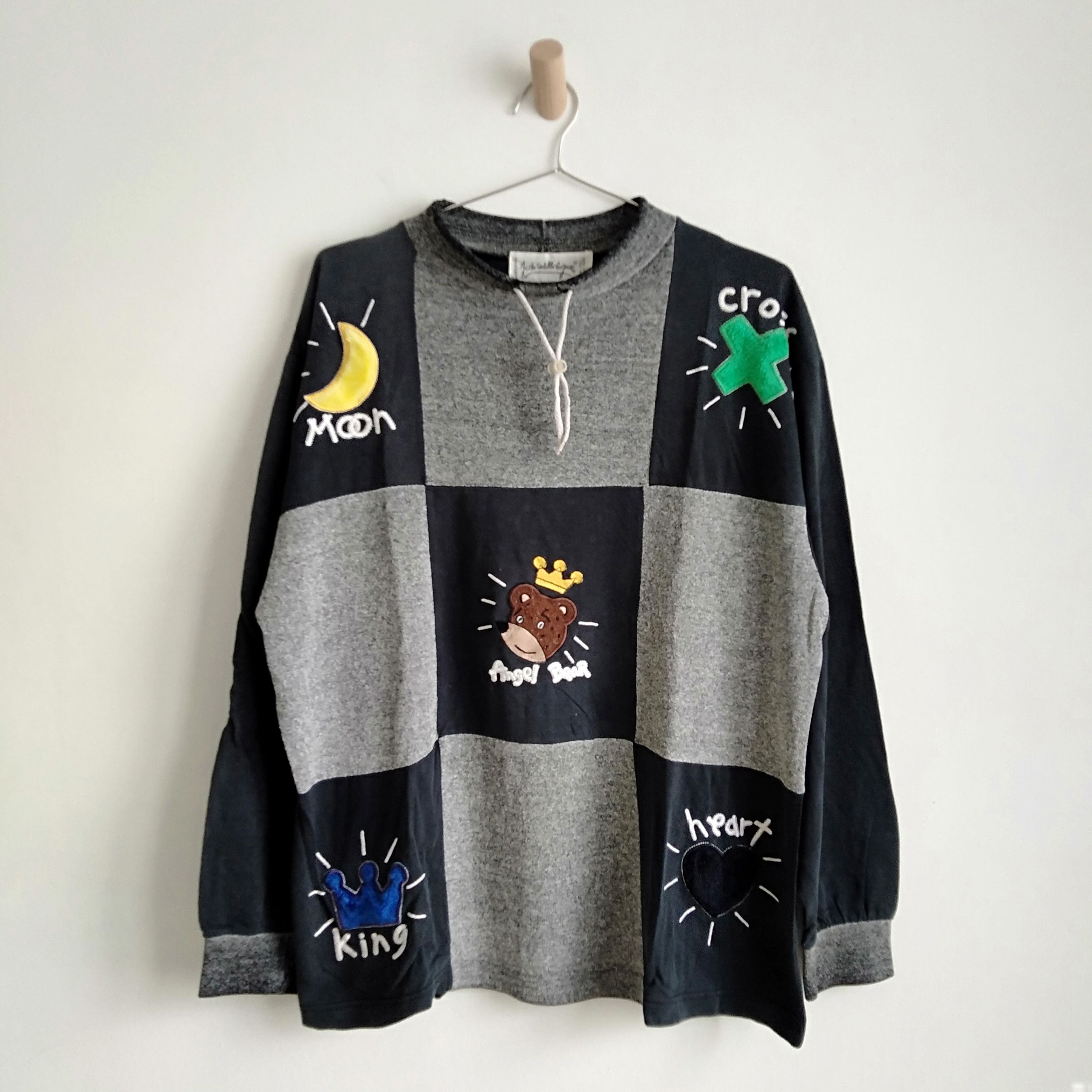 Arts & Science × Jean Charles De Castelbajac Vtg Jean Charles Sweatshirt Embroidery Big Logo Pullover Size US L / EU 52-54 / 3 - 1 Thumbnail