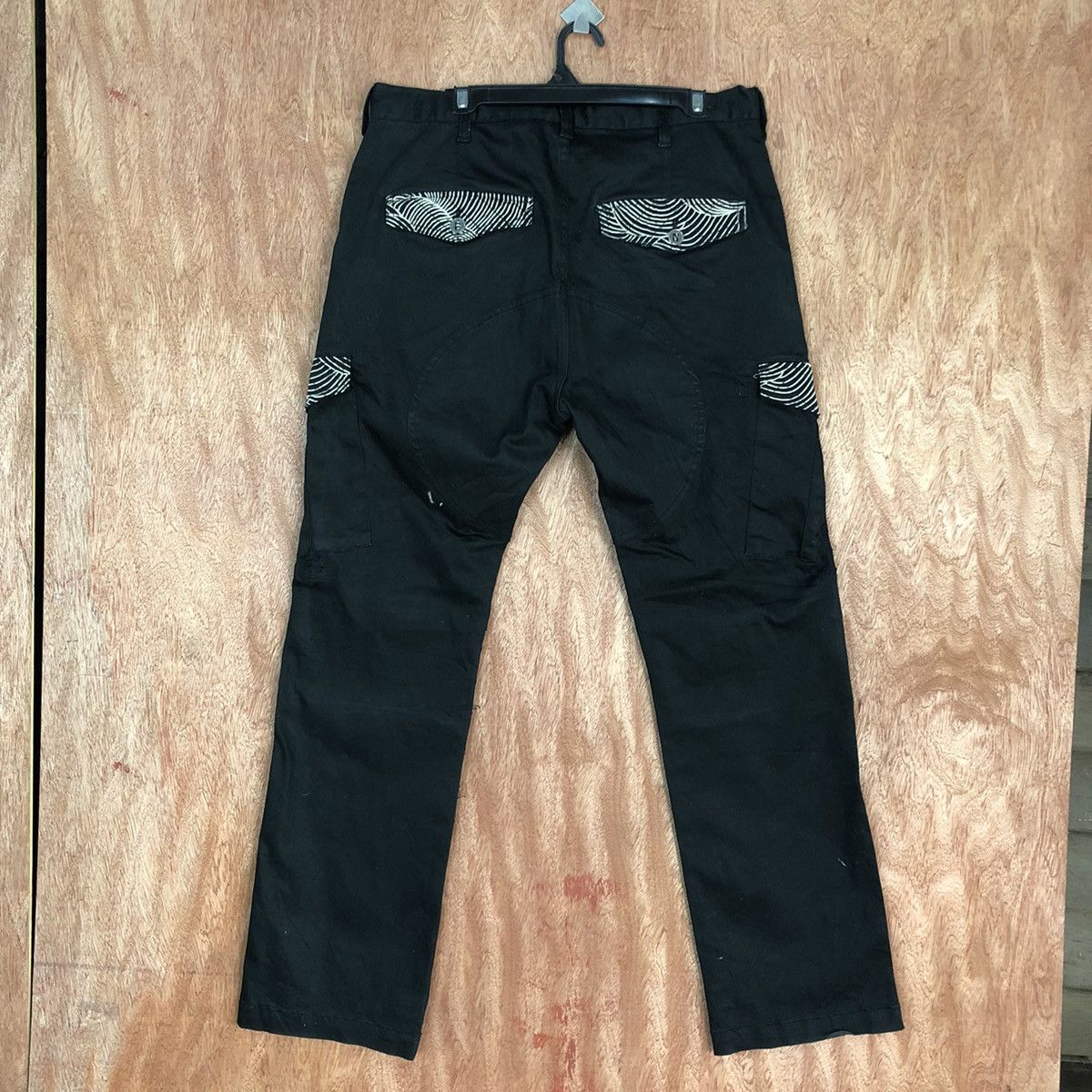 Edition Japan Japan Black Multipocket Tactical Cargo Pants #H337 Size US 33 - 8 Thumbnail