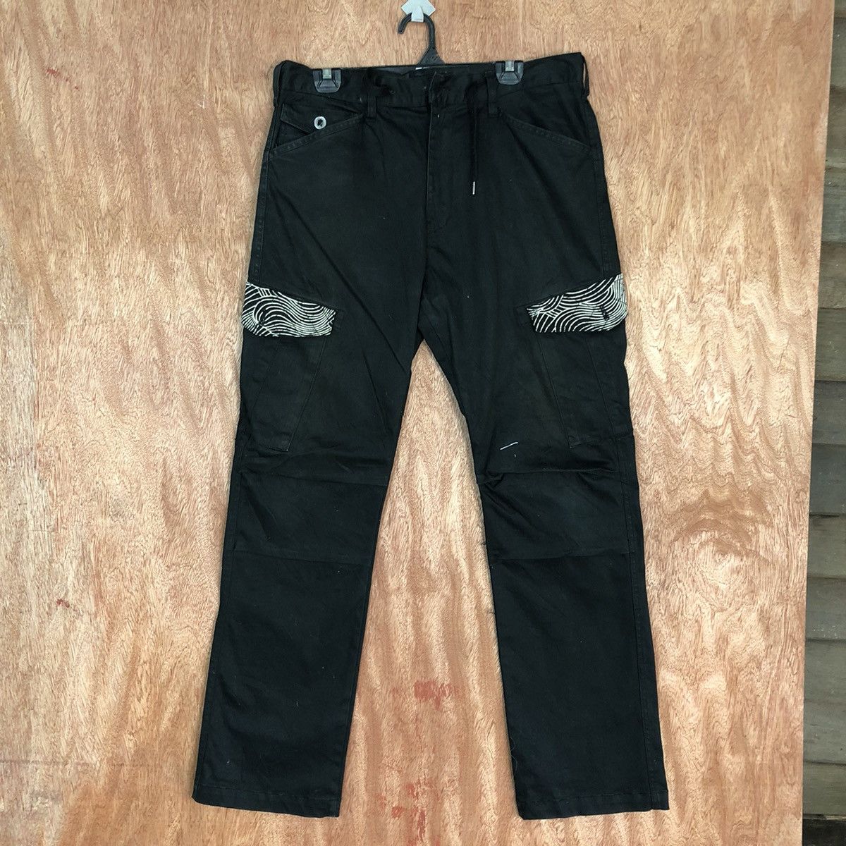 Semantic Design Python Full Patterns Low Rise Pant Slim 34🟦