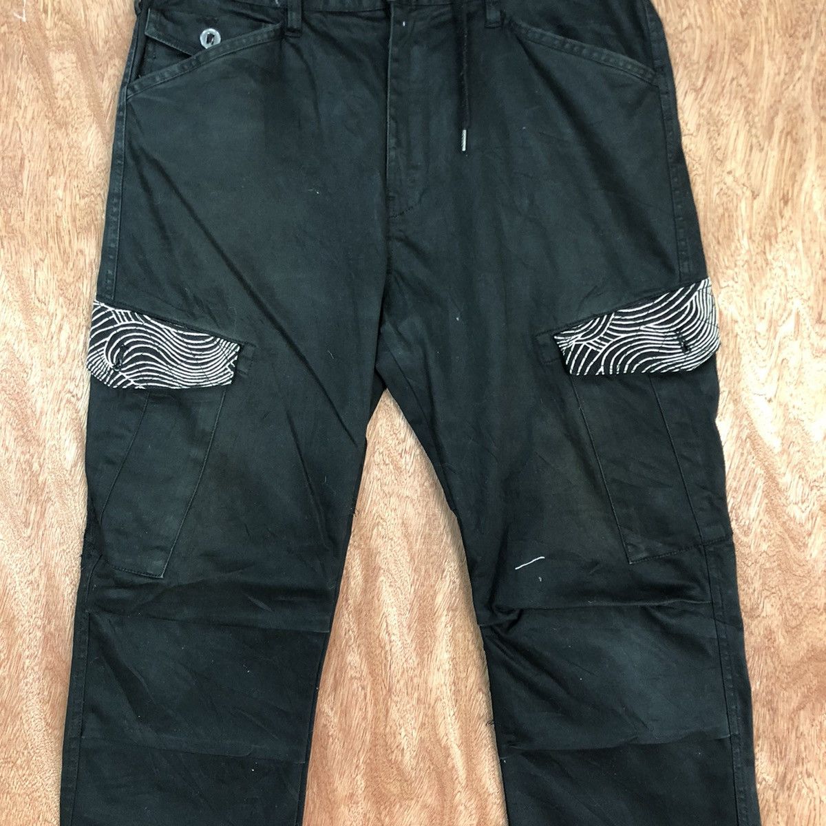 Edition Japan Japan Black Multipocket Tactical Cargo Pants #H337 Size US 33 - 4 Thumbnail