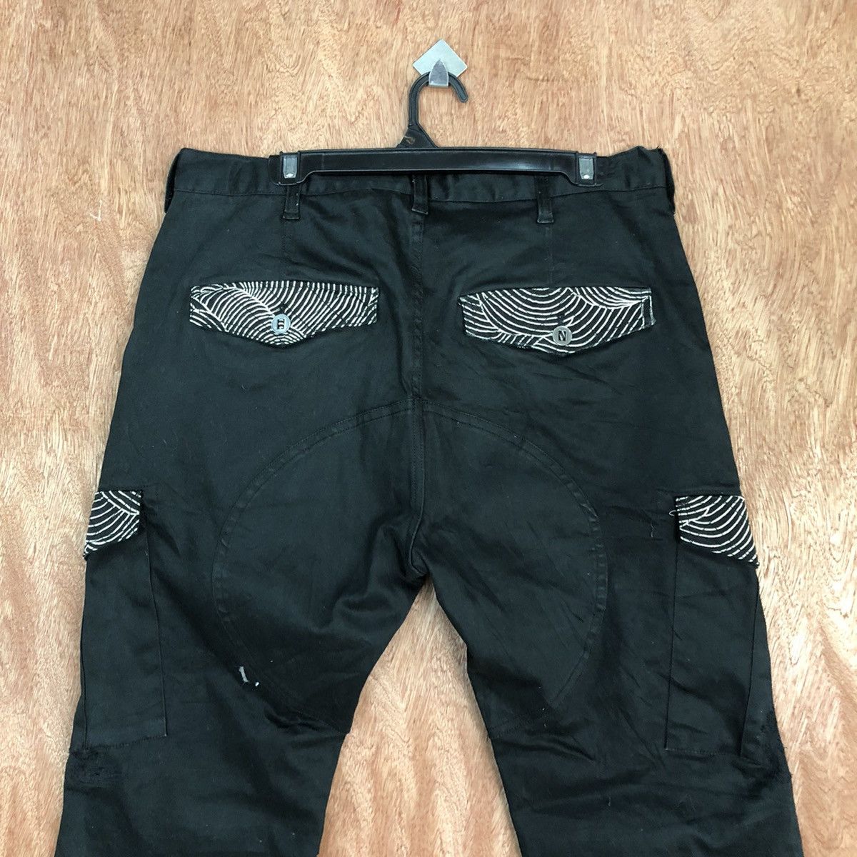 Edition Japan Japan Black Multipocket Tactical Cargo Pants #H337 Size US 33 - 9 Thumbnail