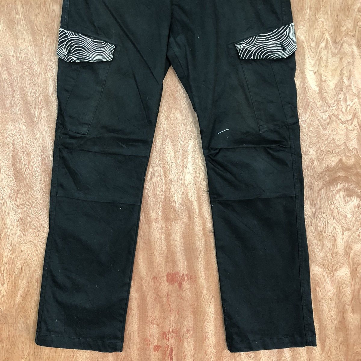 Edition Japan Japan Black Multipocket Tactical Cargo Pants #H337 Size US 33 - 3 Thumbnail