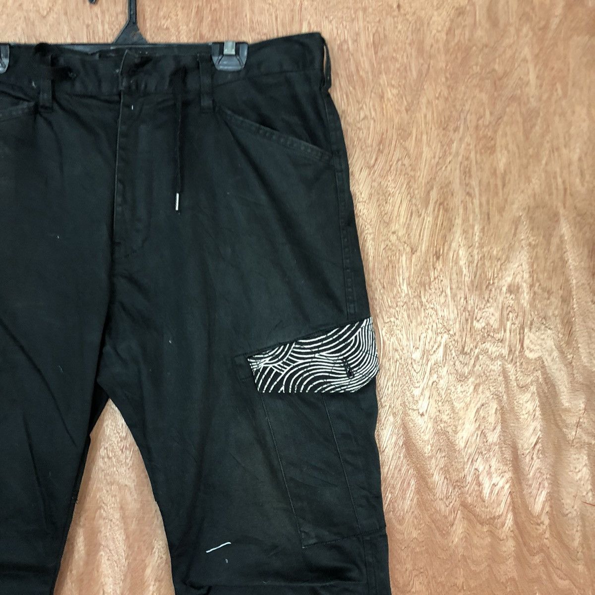 Edition Japan Japan Black Multipocket Tactical Cargo Pants #H337 Size US 33 - 5 Thumbnail