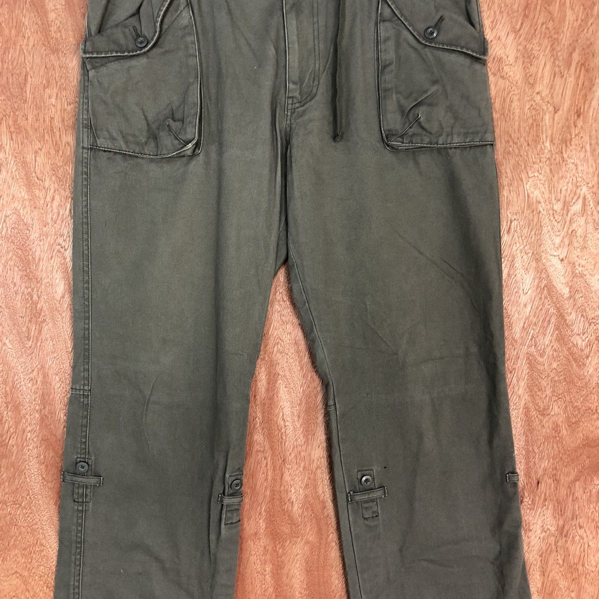 Japanese Brand Uniqlo Grey Multipocket utility Cargo Pants #H333 Size 34" / US 12 / IT 48 - 4 Thumbnail
