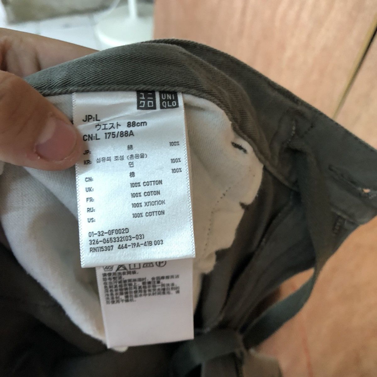 Japanese Brand Uniqlo Grey Multipocket utility Cargo Pants #H333 Size 34" / US 12 / IT 48 - 11 Thumbnail