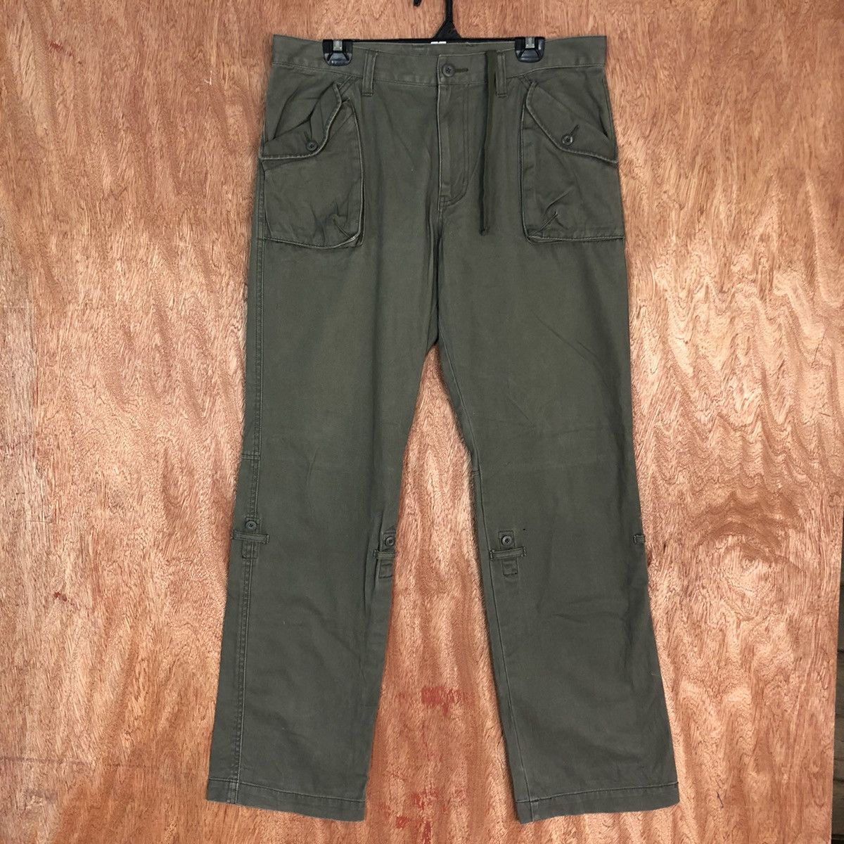 Japanese Brand Uniqlo Grey Multipocket utility Cargo Pants #H333 Size 34" / US 12 / IT 48 - 1 Thumbnail